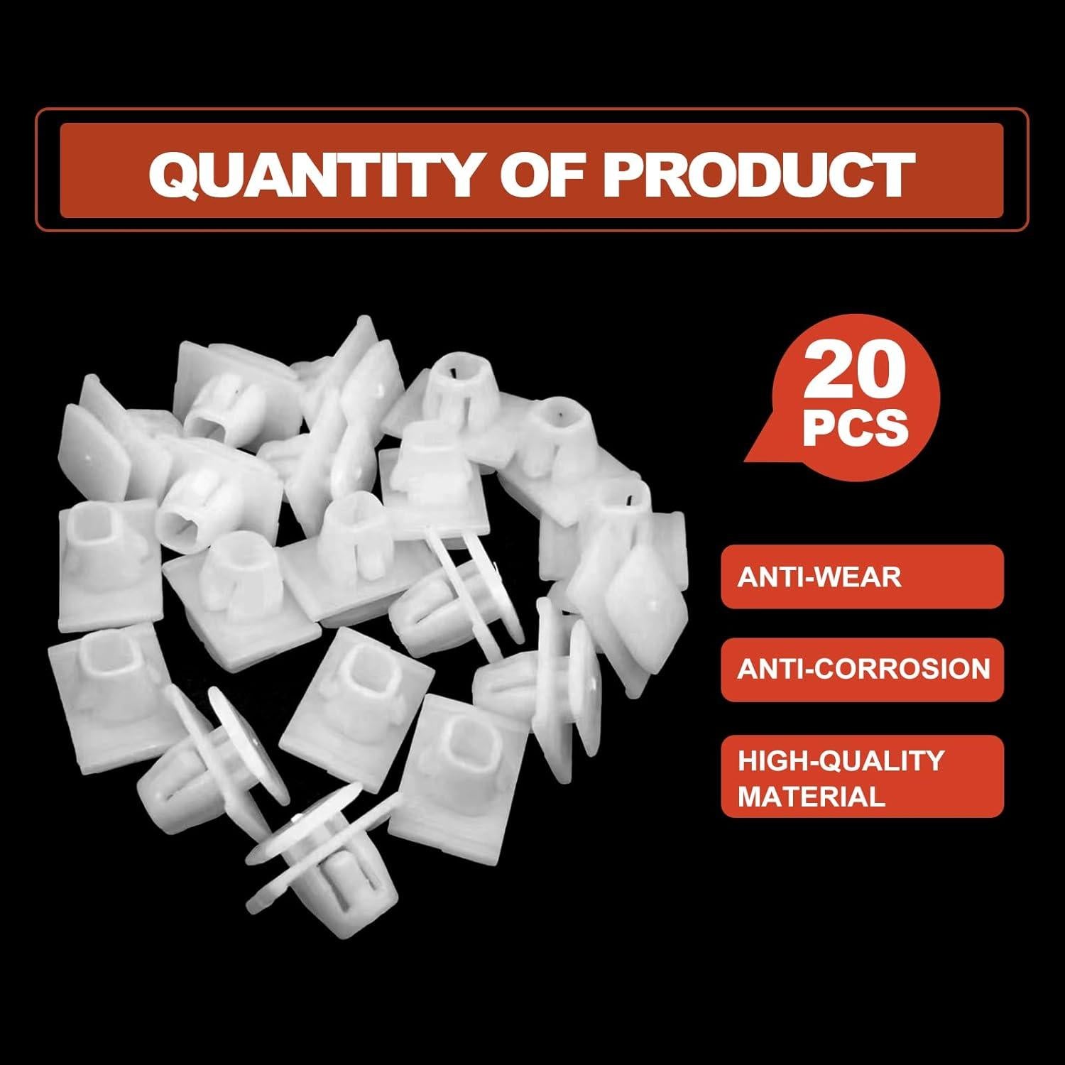 20 Clips de Sellado de Puerta Honda CR-V 2002-En TOPCNOEM