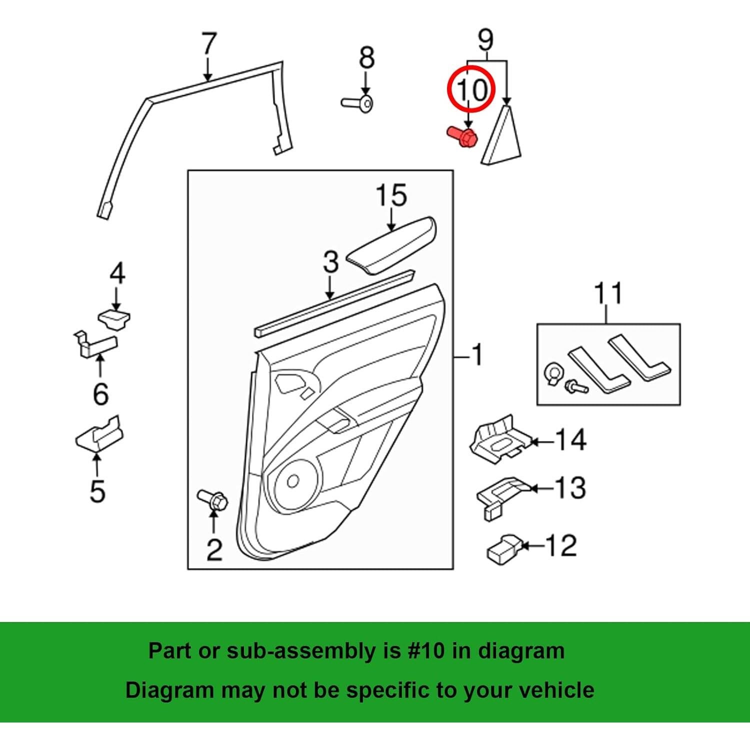 Retenedor de Panel de Alineación OAUTOO 30pcs para Honda y Acura