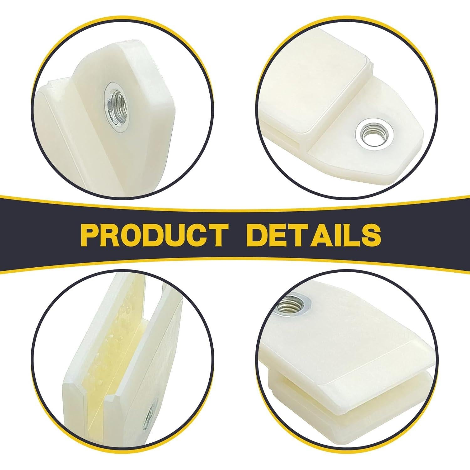 Clips de canal de vidrio SYudwen para Honda Civic y Accord (2 Pcs)