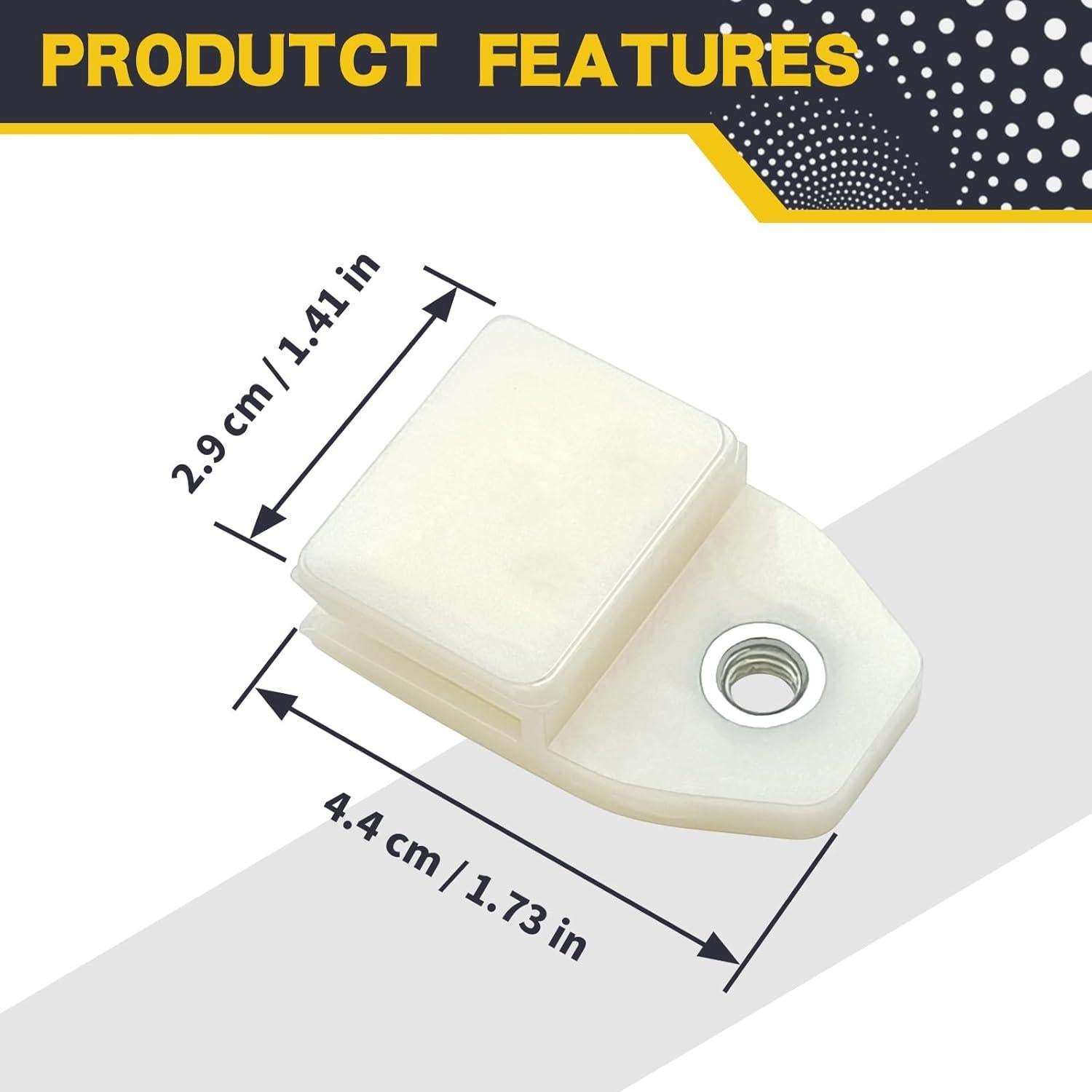 Clips de canal de vidrio SYudwen para Honda Civic y Accord (2 Pcs)