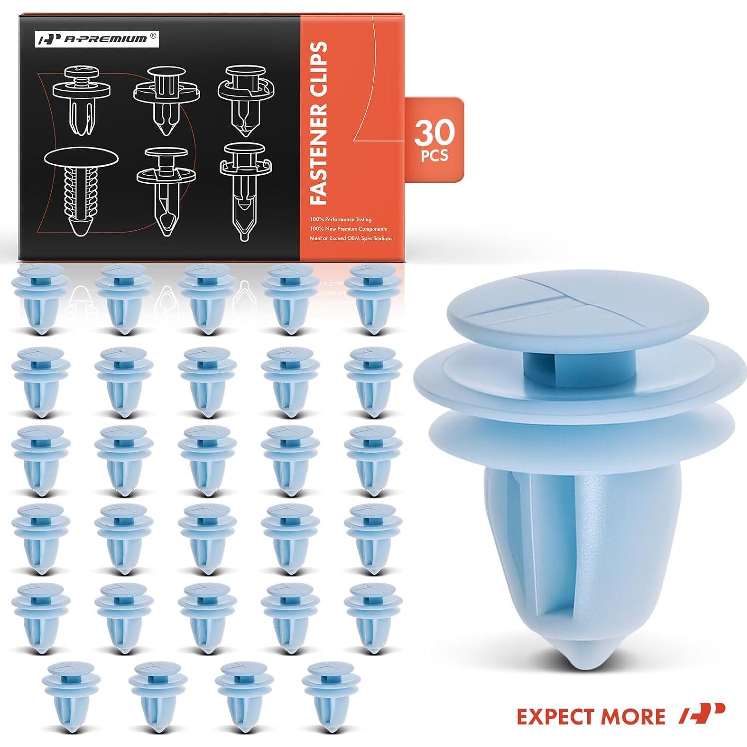 30 Sujetadores de Panel Interior A-Premium para Honda y Acura