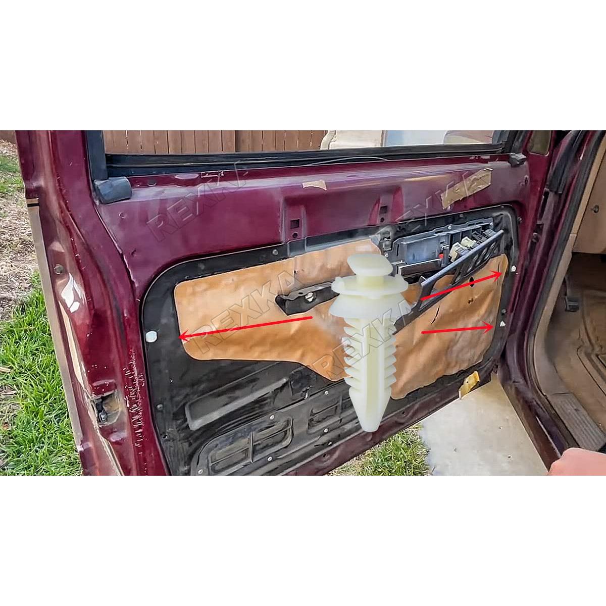 Clips de Panel de Puerta Rexka 50pcs Compatible GM Chevrolet