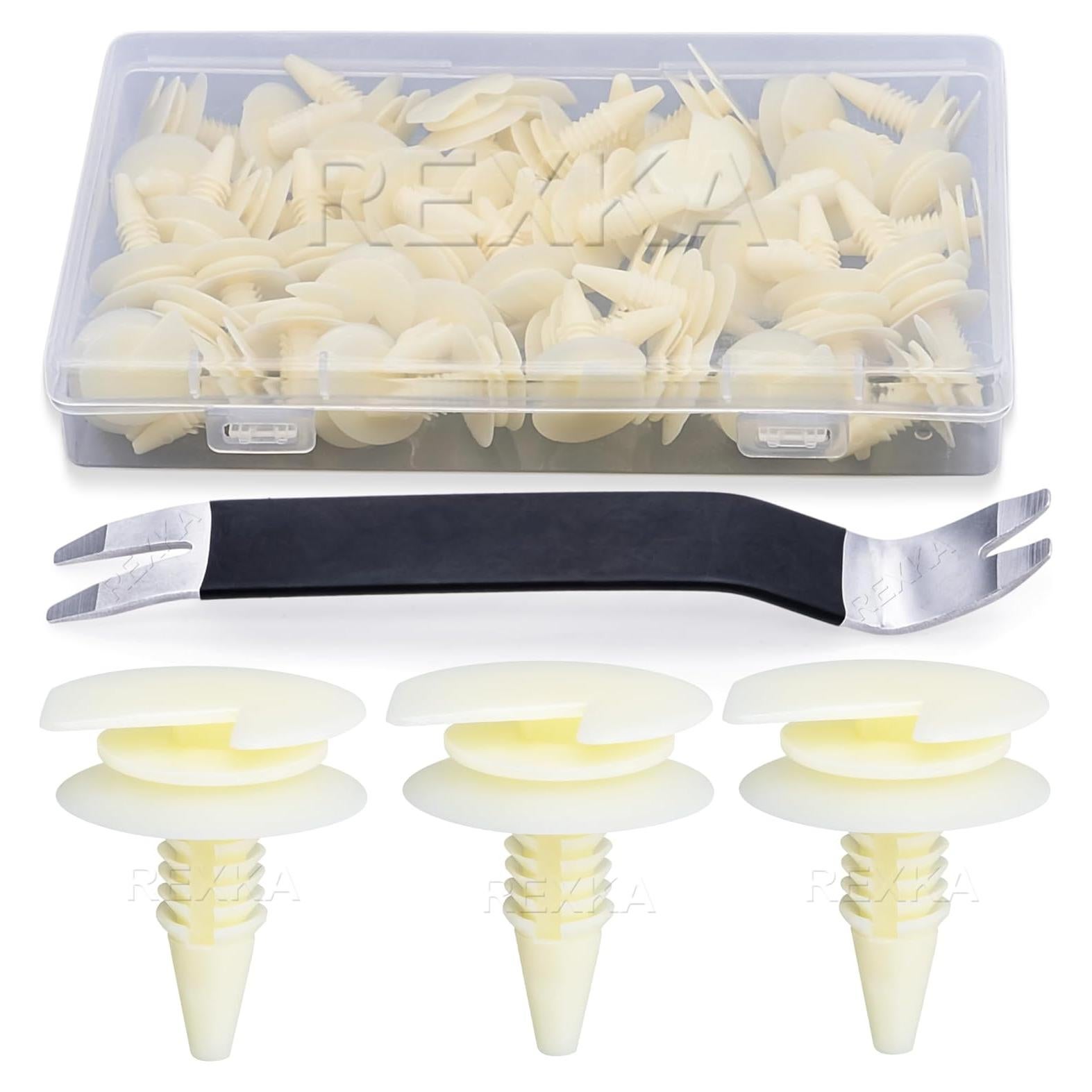 Clips de Retención de Panel de Puerta Rexka 51pcs para GM