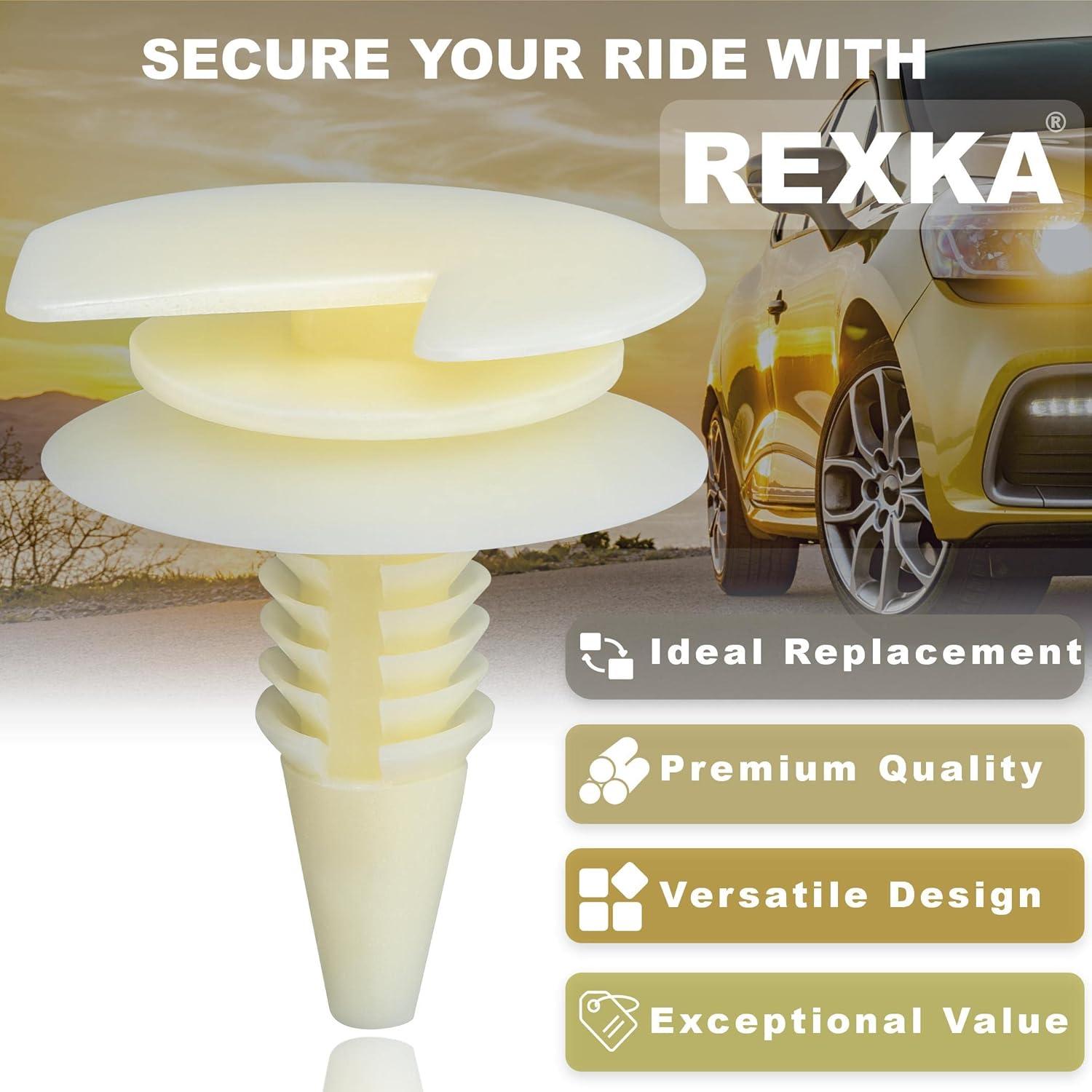 Clips de Retención de Panel de Puerta Rexka 51pcs para GM