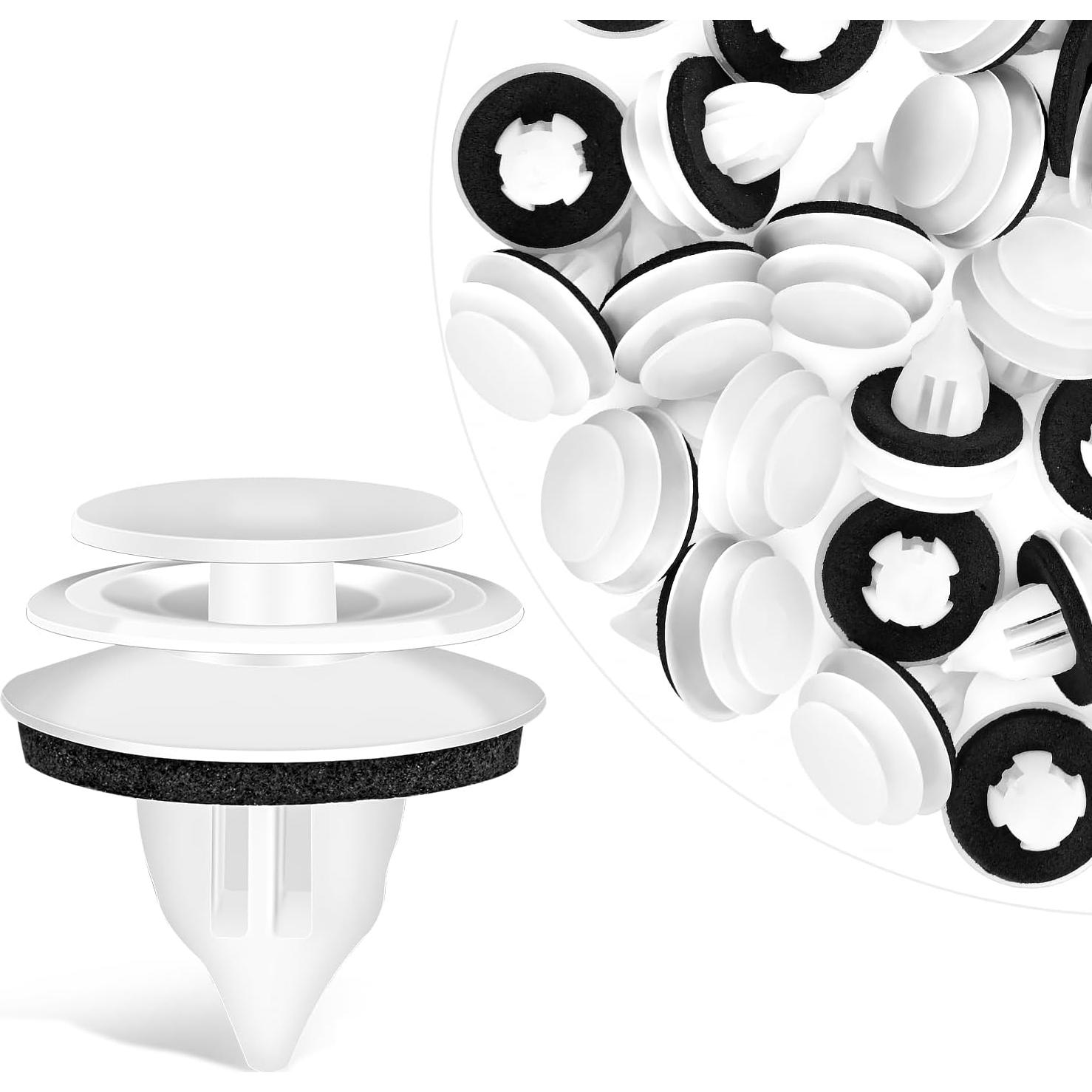 Clips de Panel de Puerta GOOACC 50Pcs Nylon 9mm GRC-304