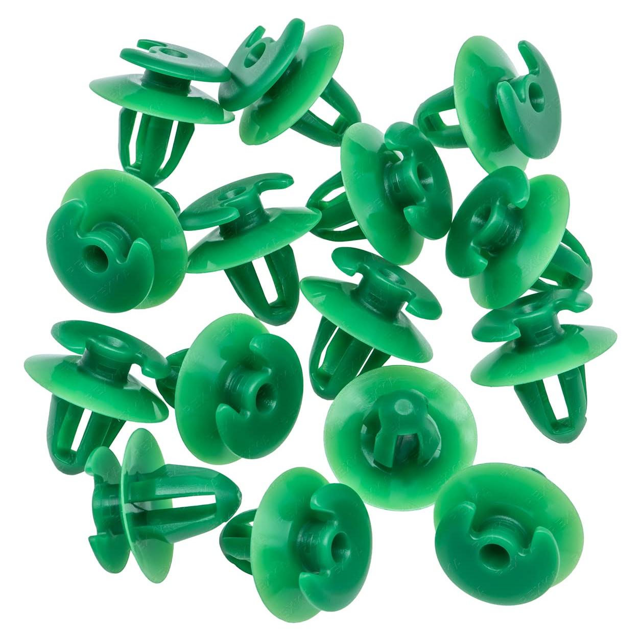 Clips de Recubrimiento de Panel de Puerta Rexka 15pcs Verde para BMW