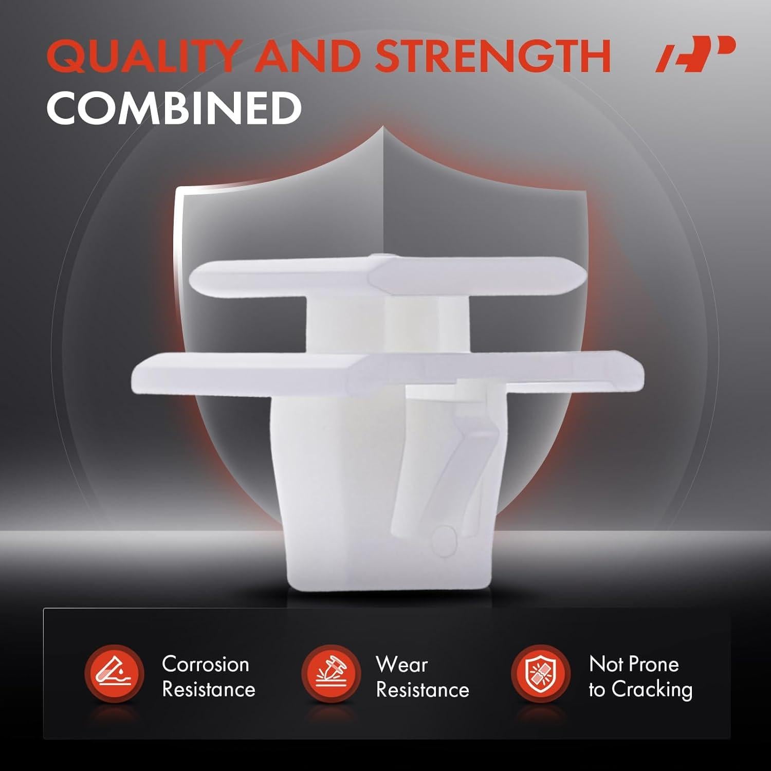 20 Clips de Retención Nylon A-Premium para Honda CR-V 2002-2019