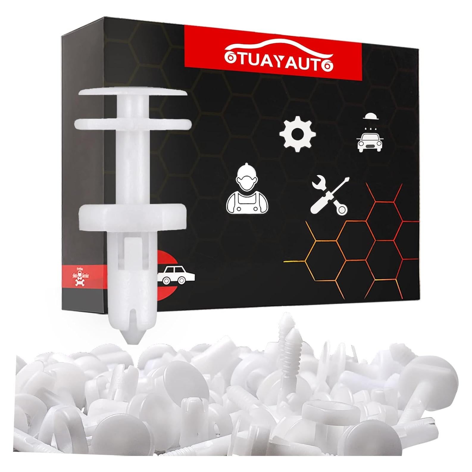 OTUAYAUTO 50 Clips de Retención de Panel de Puerta para Autos