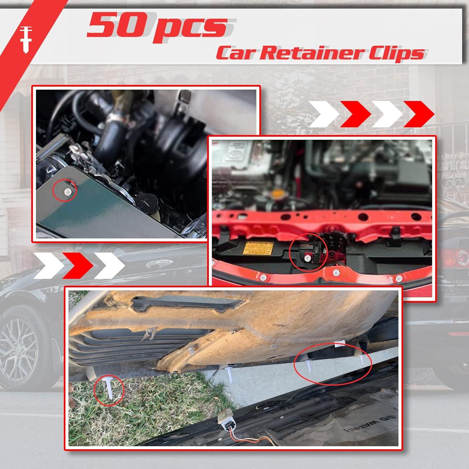 OTUAYAUTO 50 Clips de Retención de Panel de Puerta para Autos