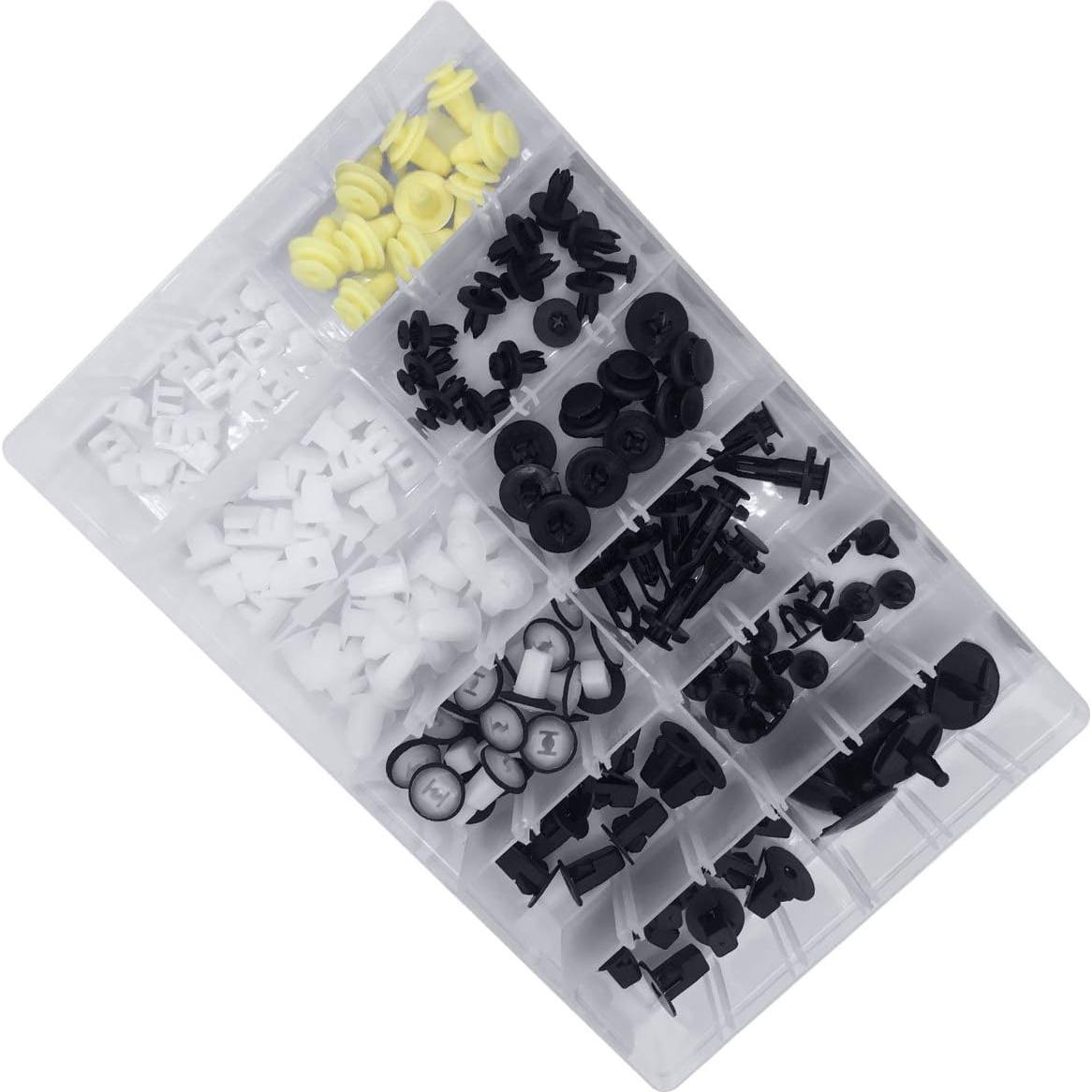 Juego de Clips de Recorte Lantee 166 Piezas para Autos