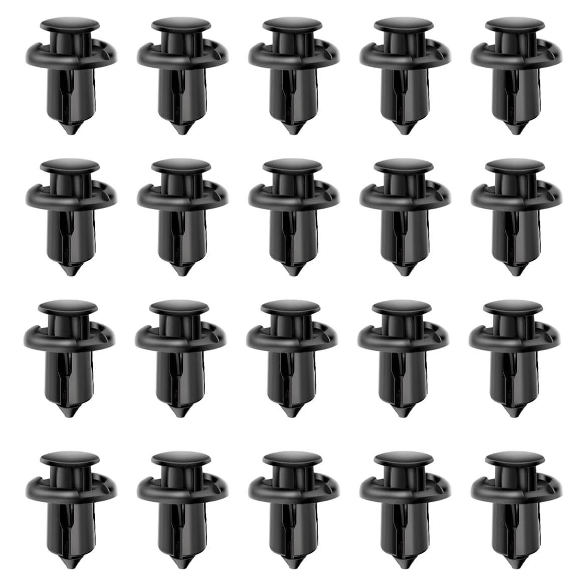 20 Clips de Retención de Nylon Honda para Parachoques 19mm