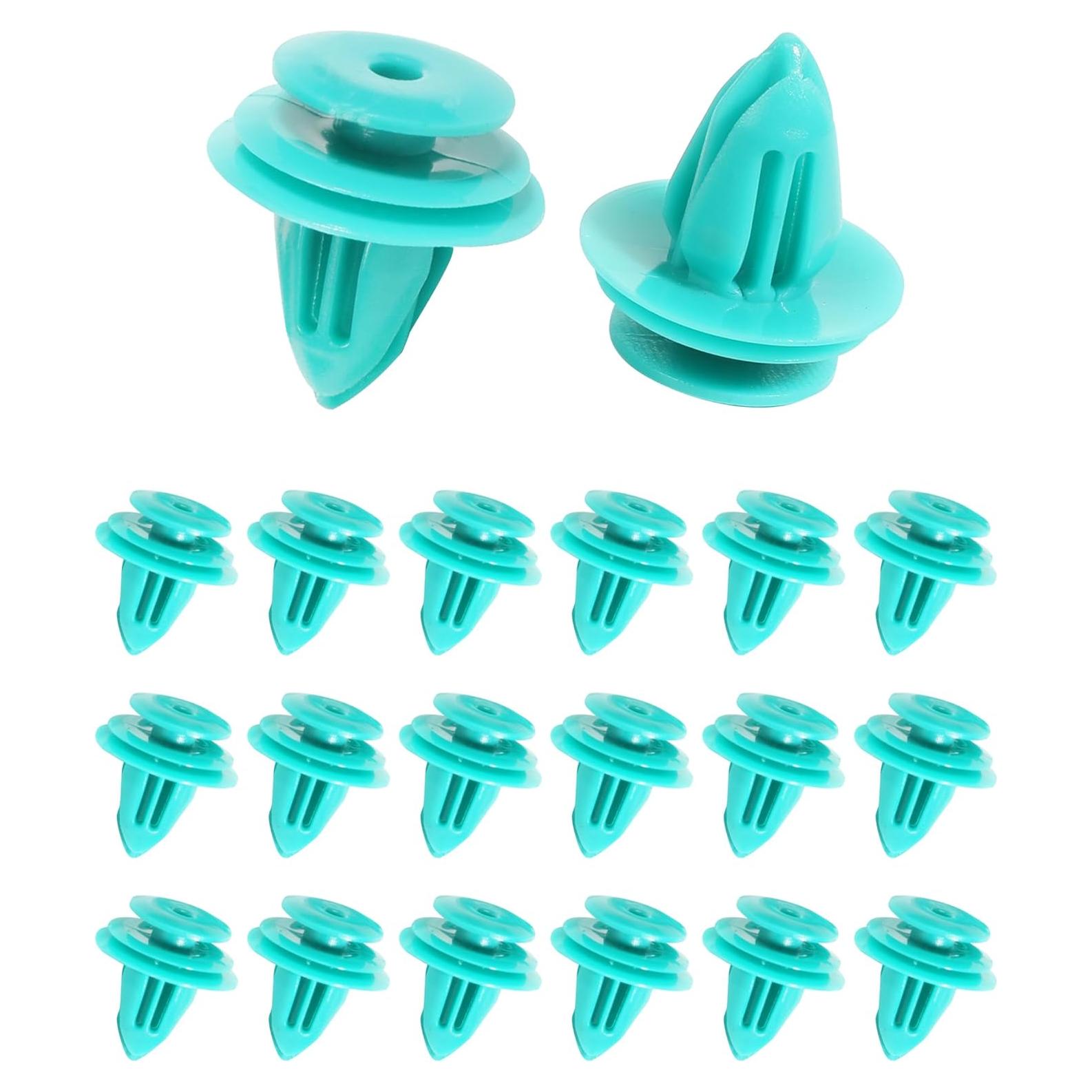 20PCS Car Clips,Car Accessories Door Panel Retainer Clips,Universal Automotive Push Fastener Clip Trim Panel Retainer,Reusable Plastic Trim Car Fenders,Replace #90467-10188 90467-A0005