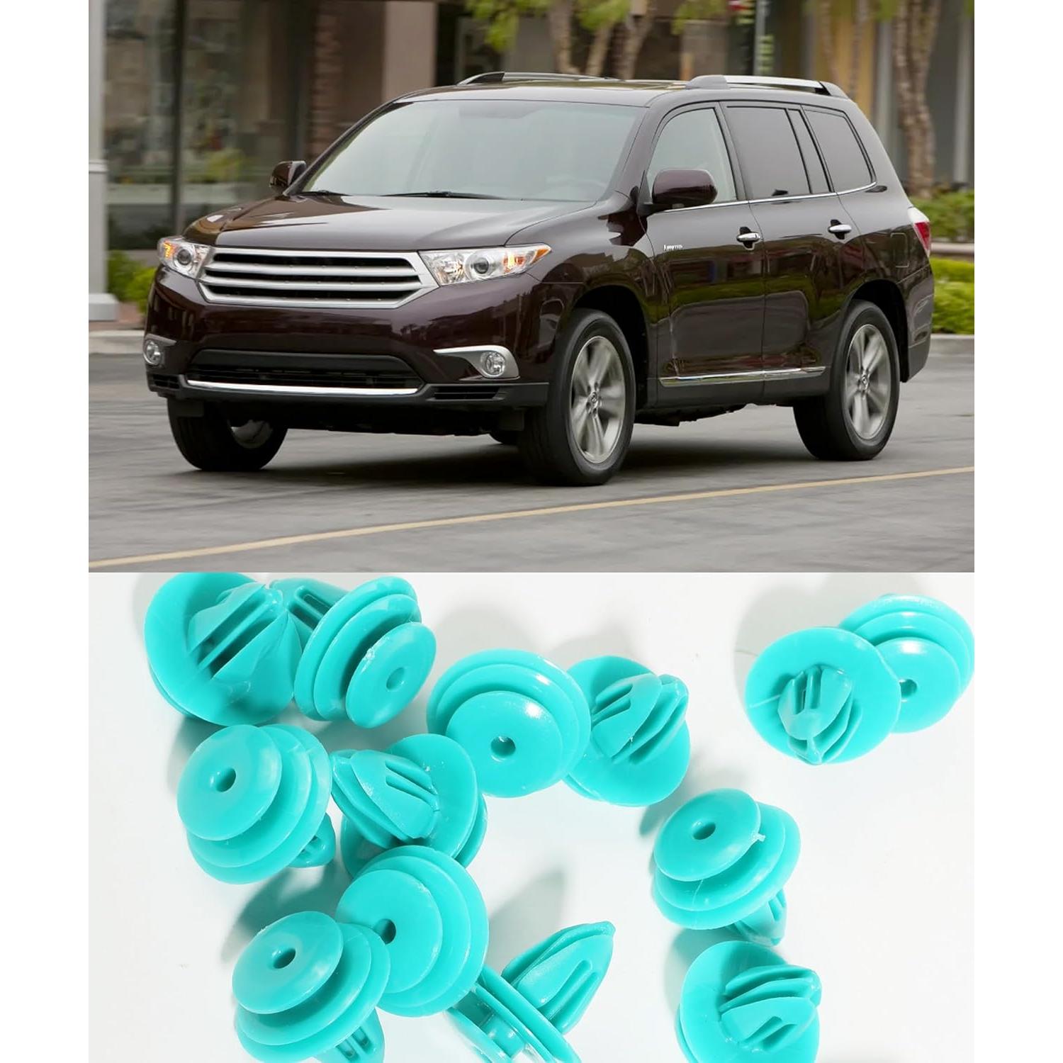 20PCS Car Clips,Car Accessories Door Panel Retainer Clips,Universal Automotive Push Fastener Clip Trim Panel Retainer,Reusable Plastic Trim Car Fenders,Replace #90467-10188 90467-A0005