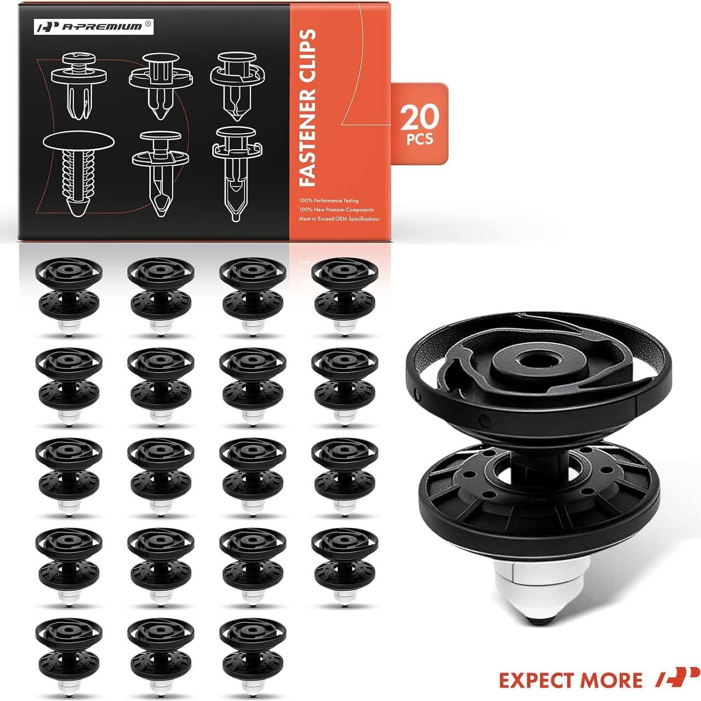 20 Clips Sujetadores A-Premium para Puertas Volkswagen GTI Golf R