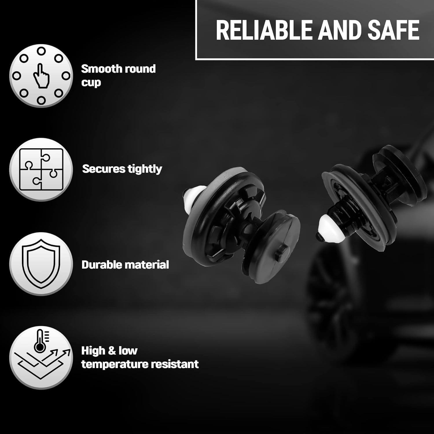 20 Clips de Retención de Panel de Recorte Automajor 6Q0868243