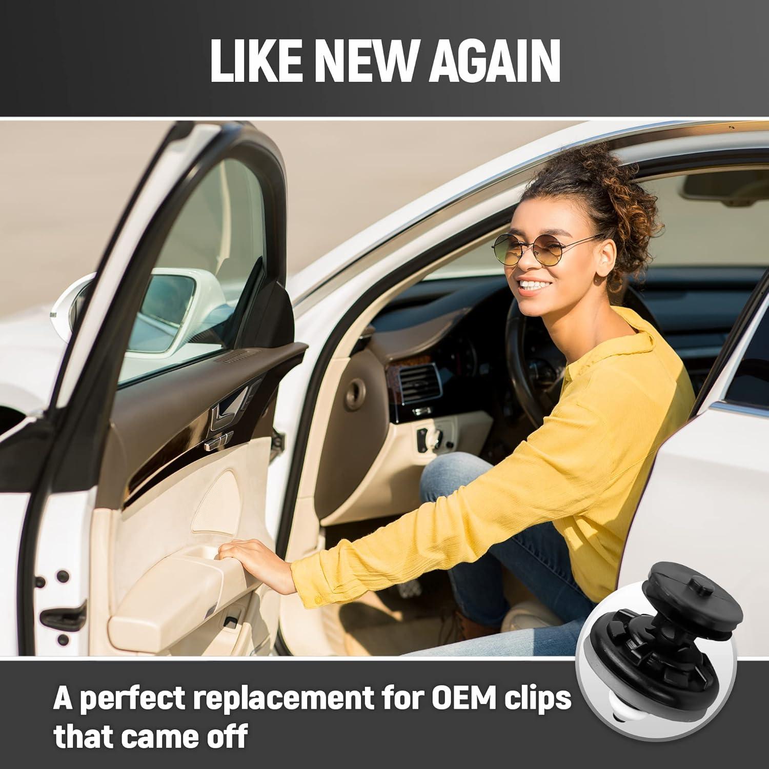 20 Clips de Retención de Panel de Recorte Automajor 6Q0868243