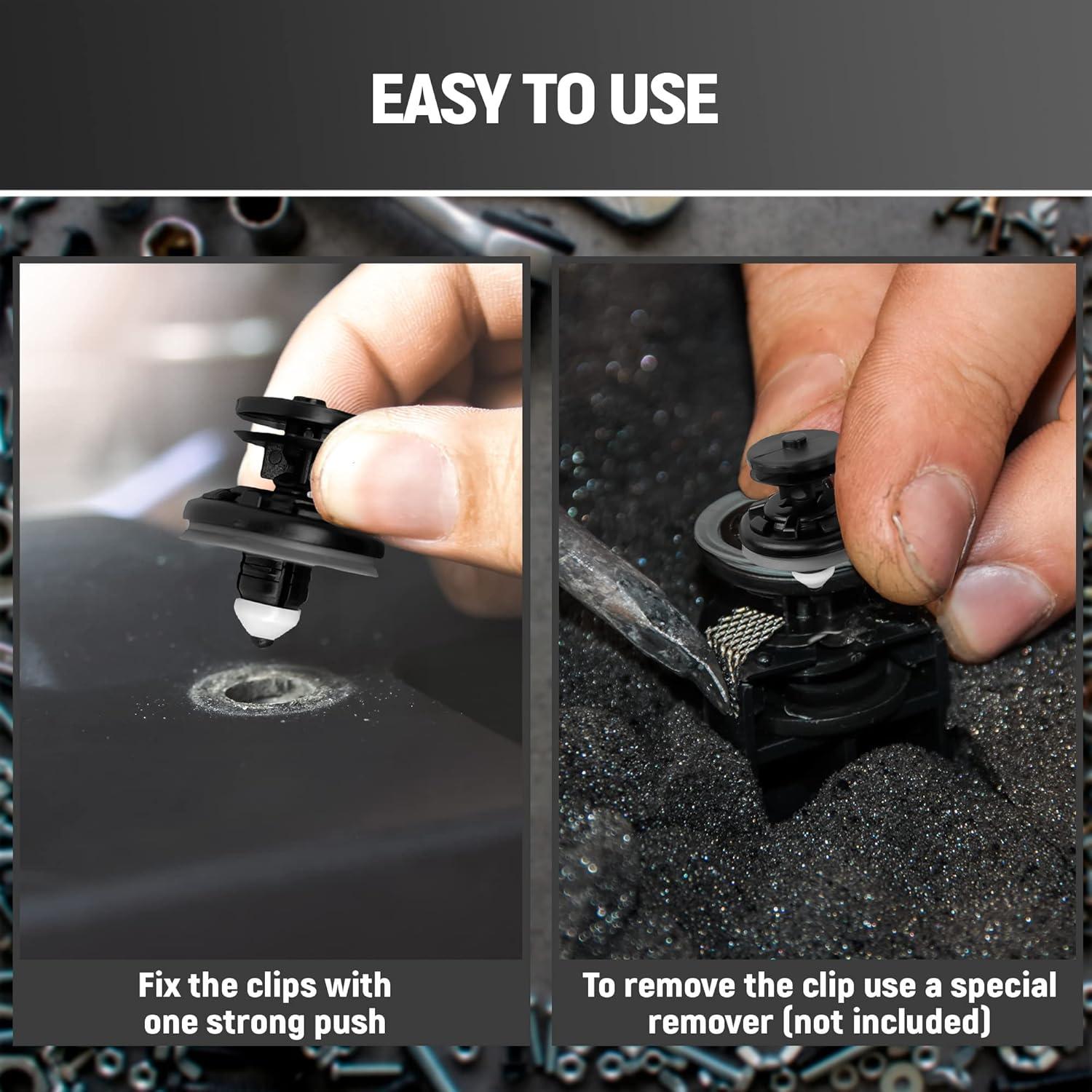 20 Clips de Retención de Panel de Recorte Automajor 6Q0868243