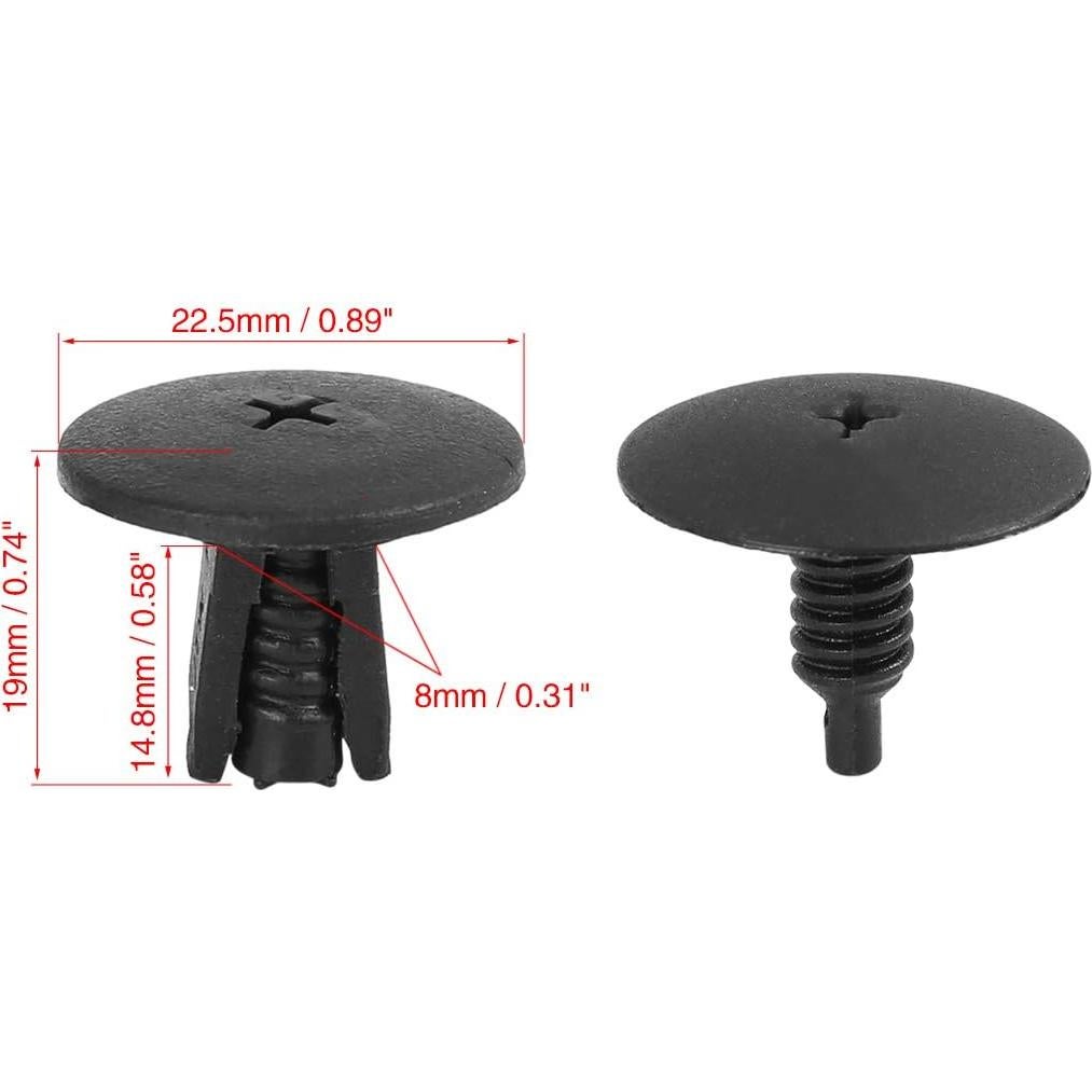 Clips de Retención Plástico X AUTOHAUX 7 Pcs para VW Golf 98-12