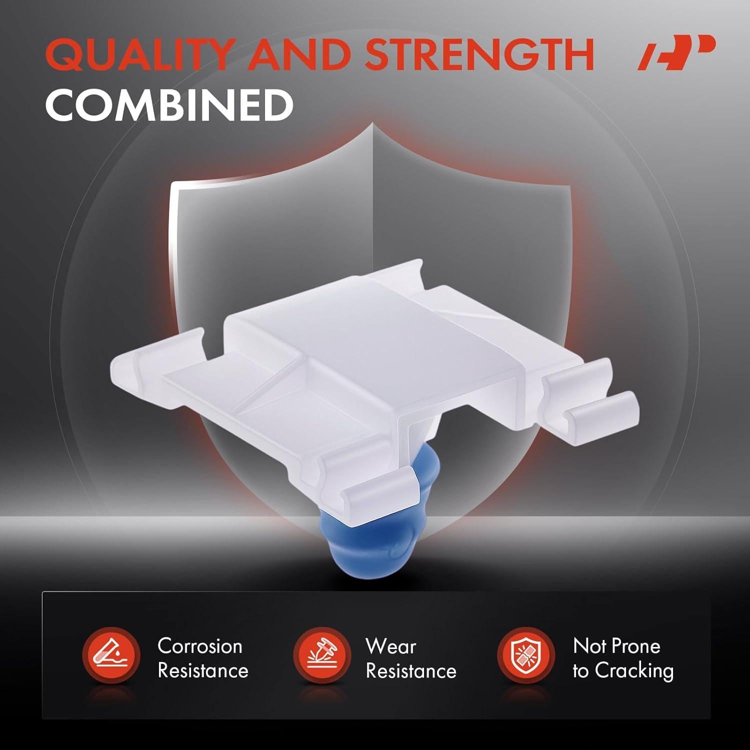 20 Clips Sujetadores Nylon A-Premium para Volkswagen Jetta Golf