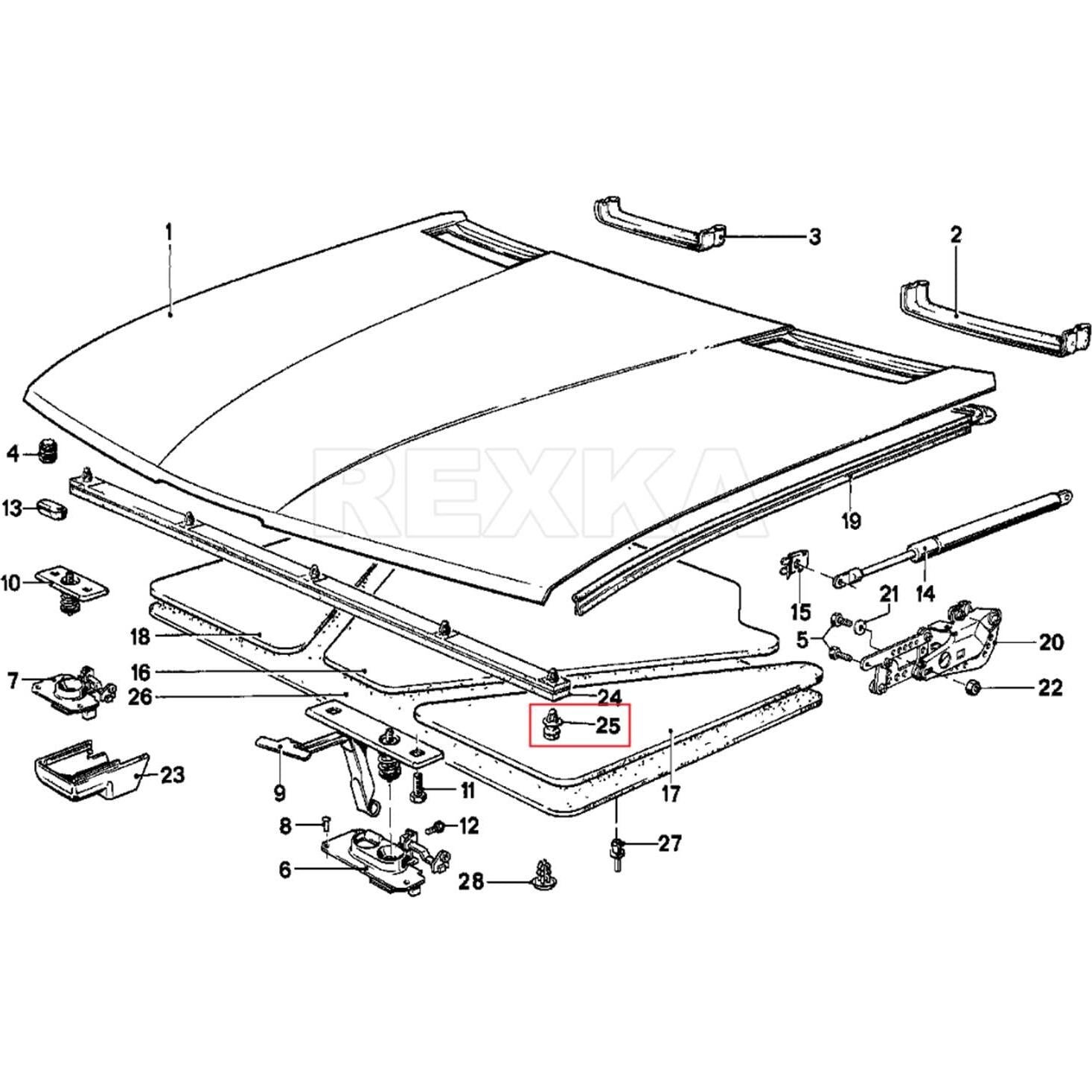 Recortes de Panel de Puerta Rexka Green para BMW 51411870718 - Paquete de 30