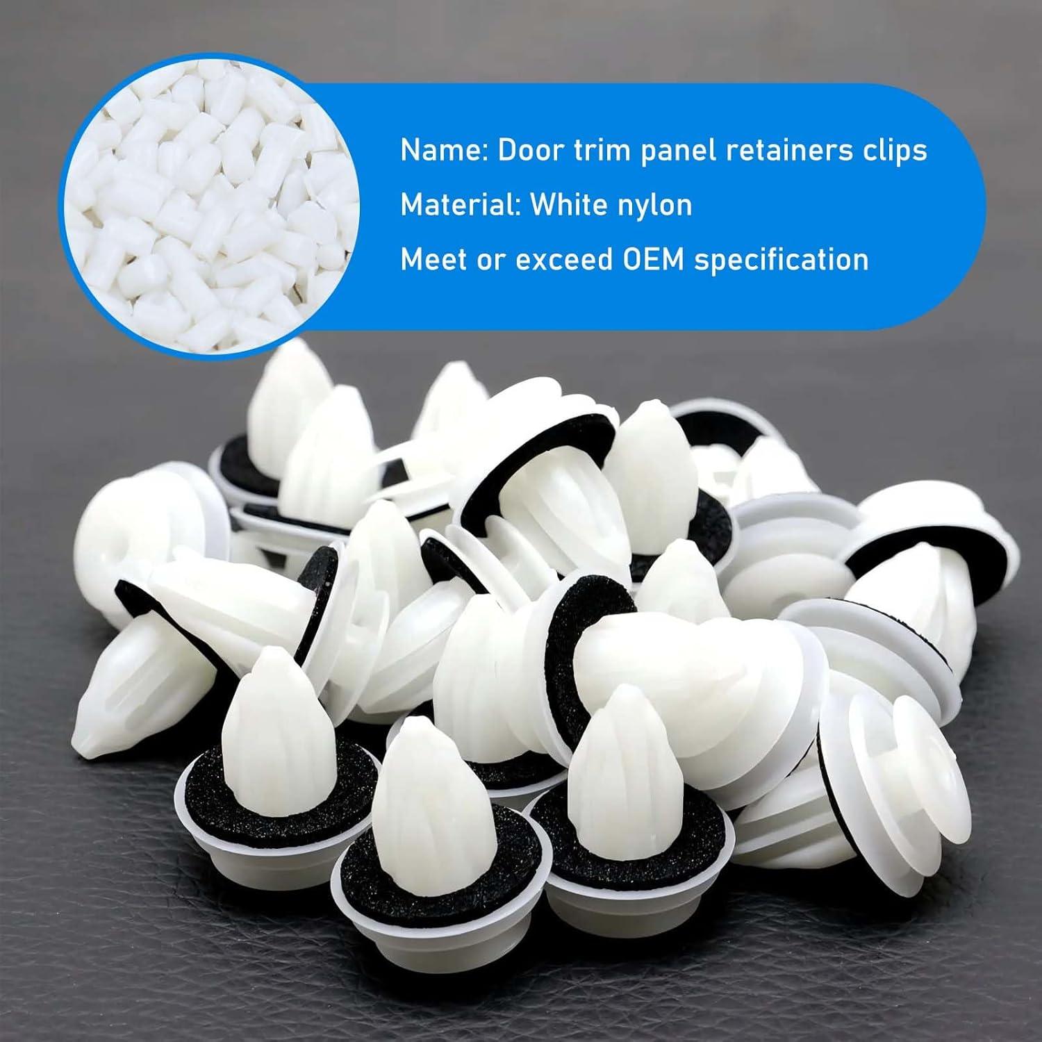 20 Clips de Panel de Puerta Ferianl OEM 90467-A0005 Nylon