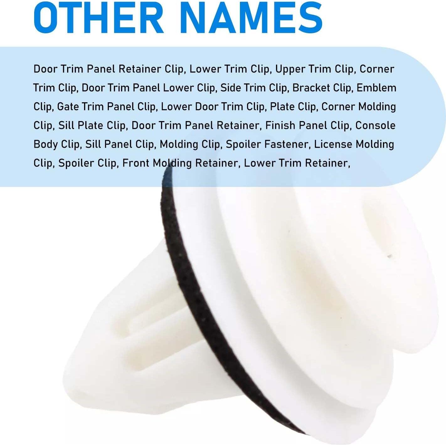 20 Clips de Panel de Puerta Ferianl OEM 90467-A0005 Nylon