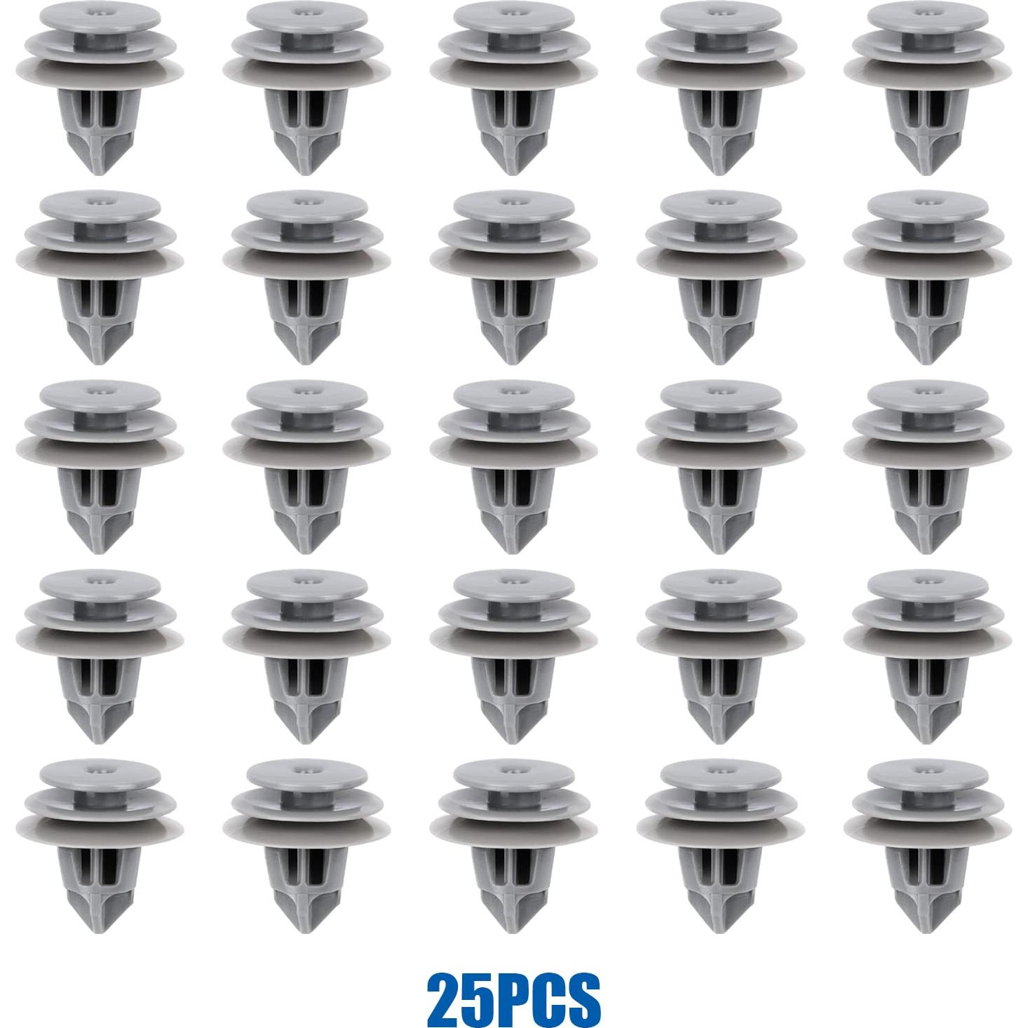 25 Clips de Retención de Moldura OAUTOO para Honda y Acura