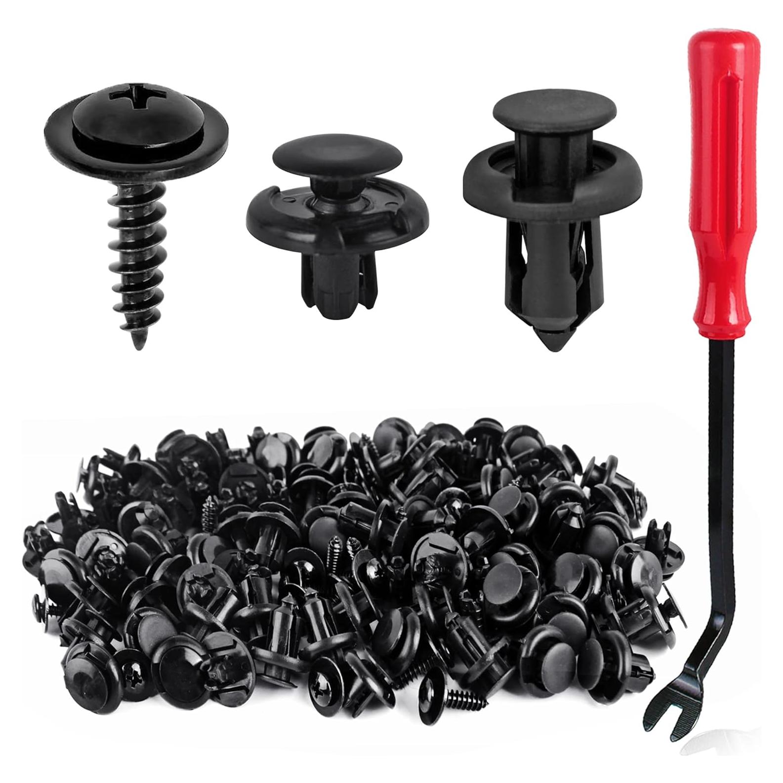 Xislet 120 Piezas Clips de Parachoques y Tornillos Honda Acura