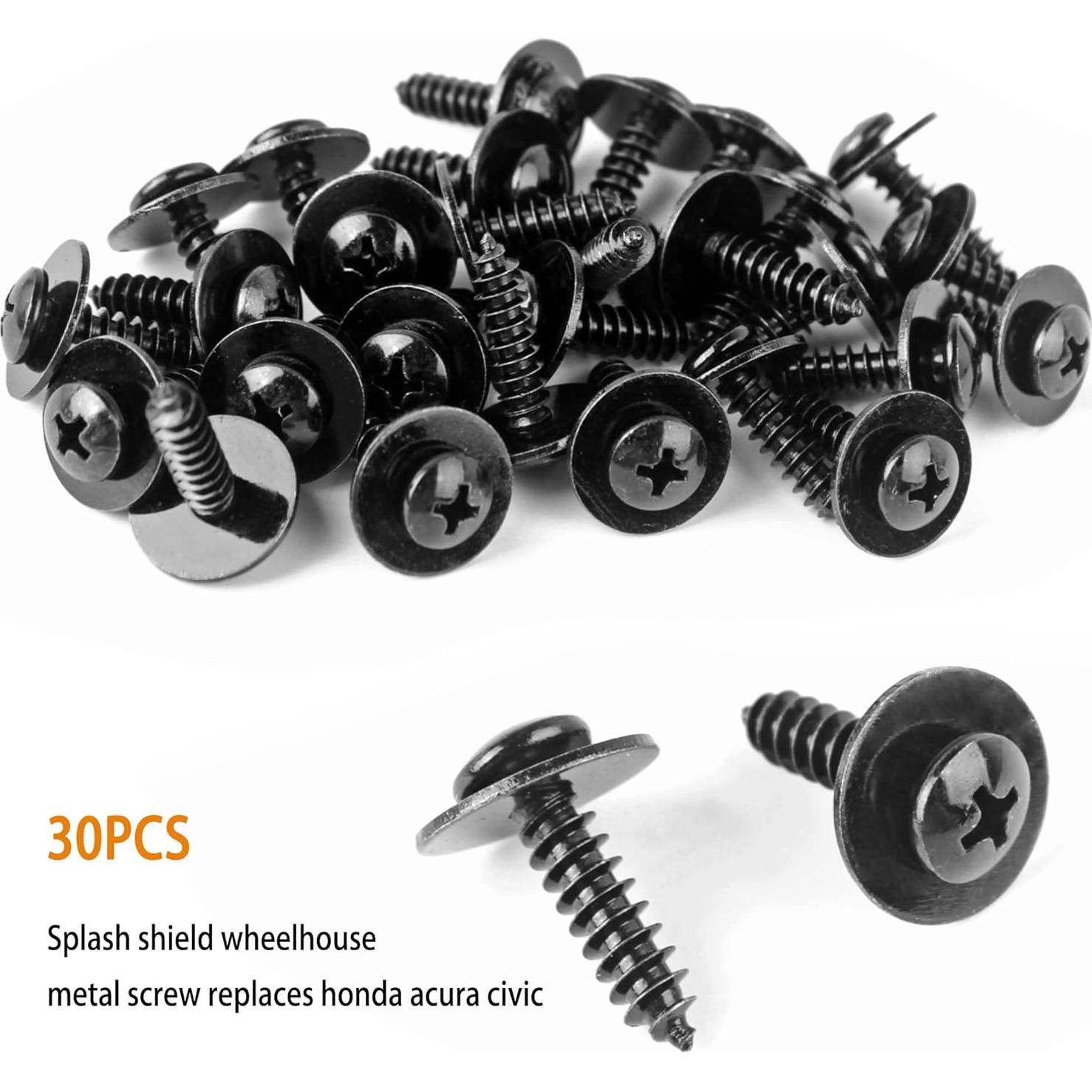 Xislet 120 Piezas Clips de Parachoques y Tornillos Honda Acura