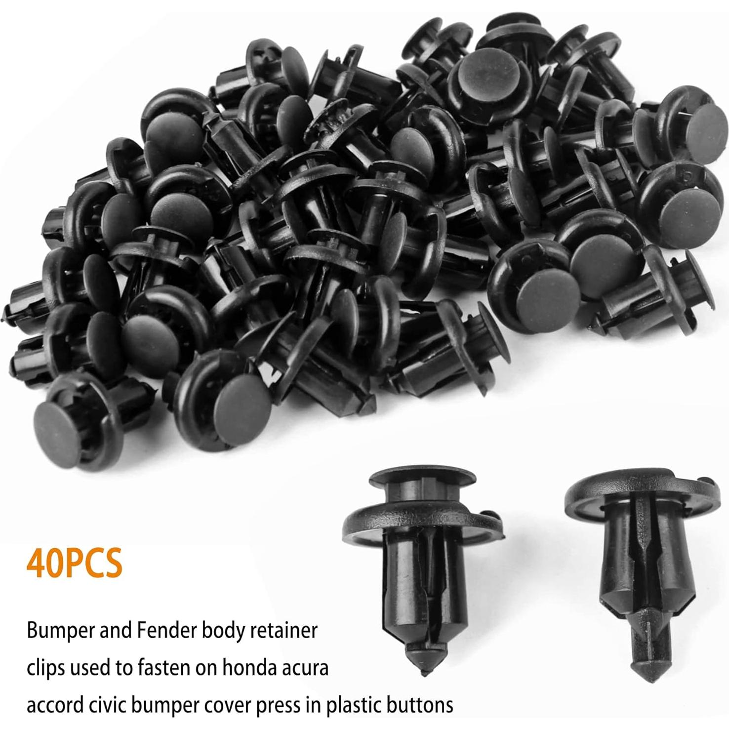 Xislet 120 Piezas Clips de Parachoques y Tornillos Honda Acura