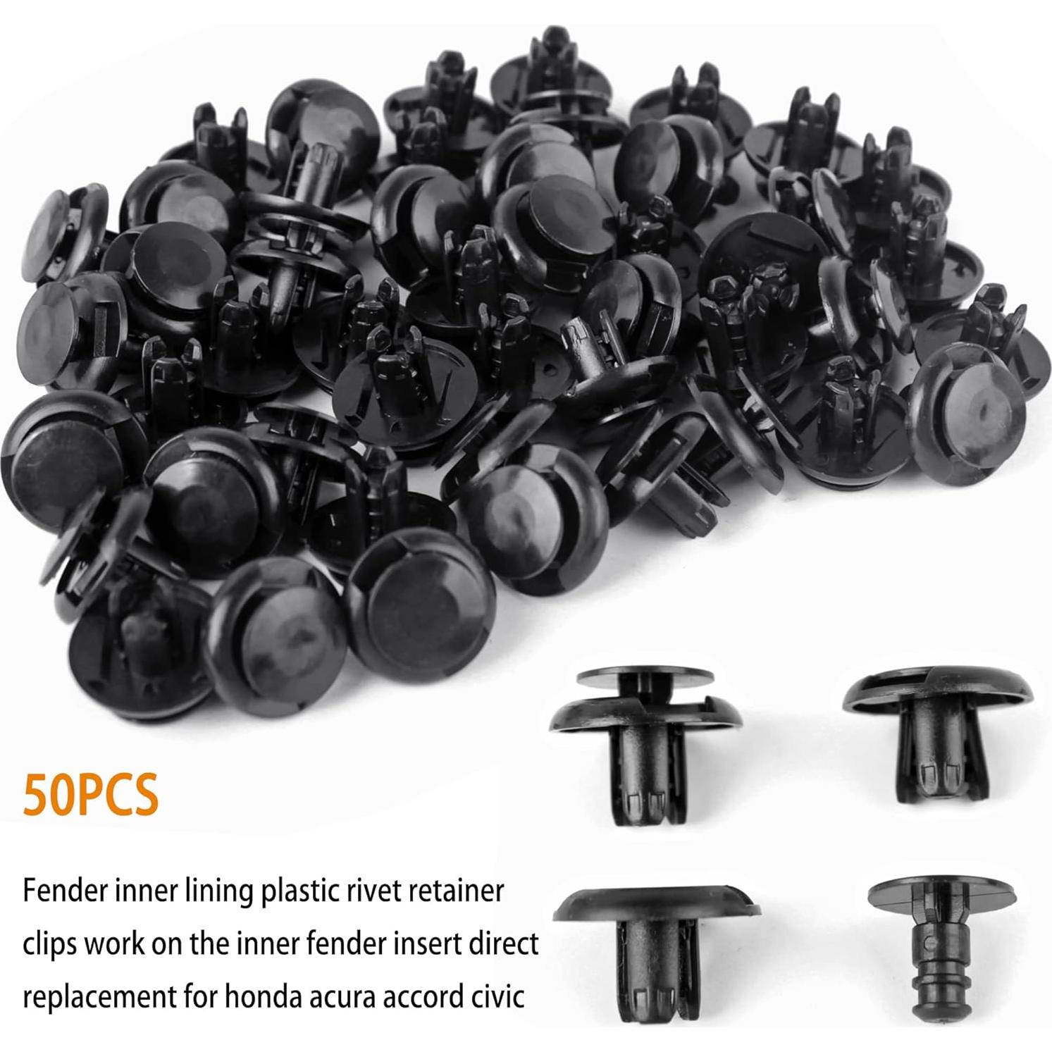 Xislet 120 Piezas Clips de Parachoques y Tornillos Honda Acura