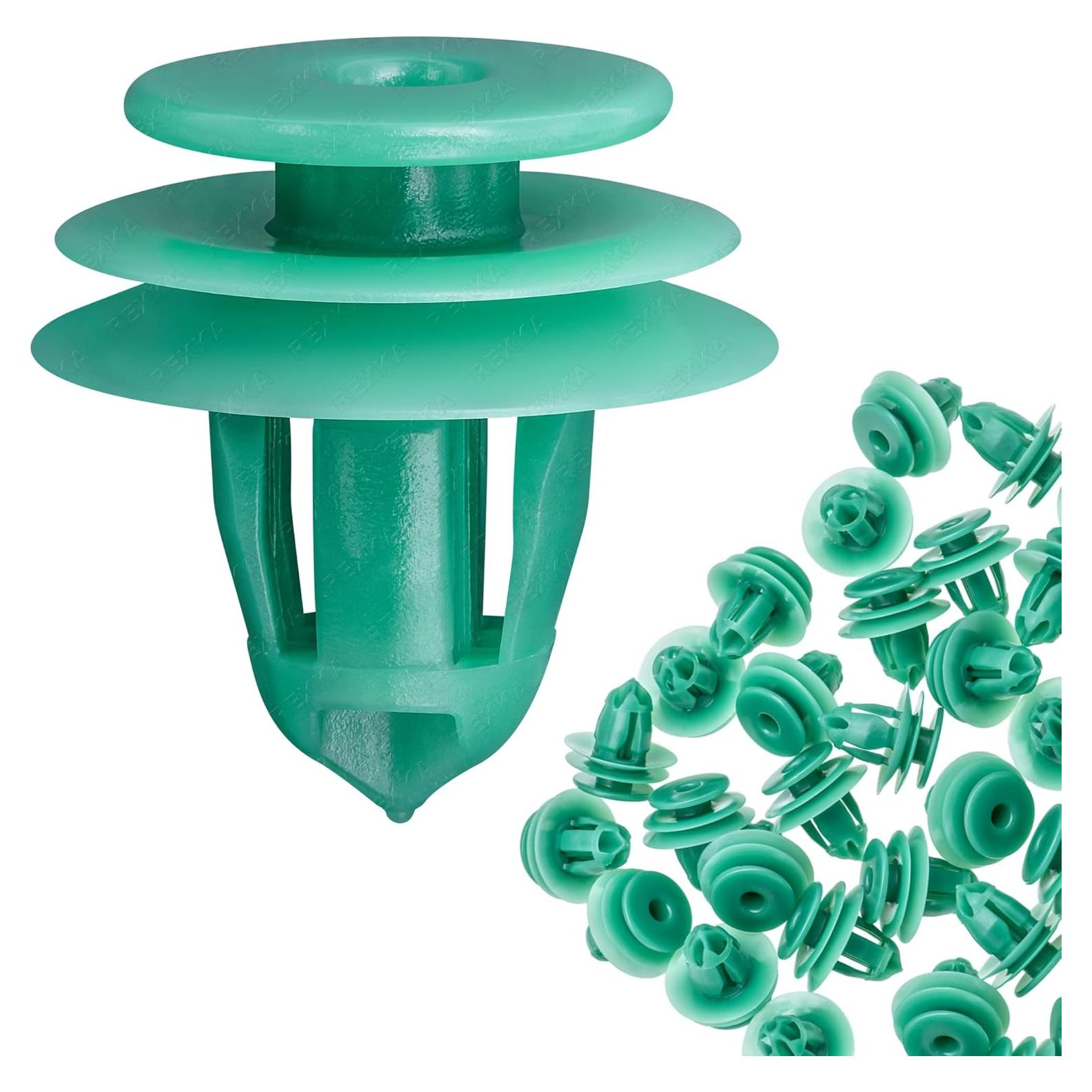 Clips de Retención Rexka 40pcs para Honda y Acura 91560-SZW-003