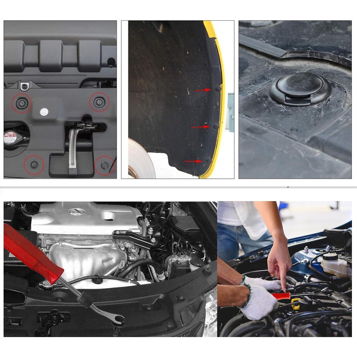 Juego de Clips de Retención Automotriz UNENDA 1351PCS Nylon