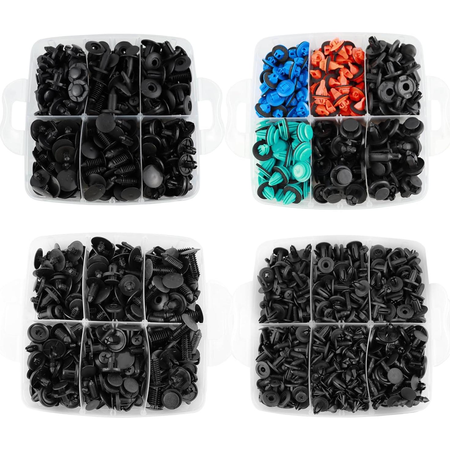 Juego de Clips de Retención Automotriz UNENDA 1351PCS Nylon