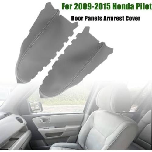 Cubiertas de Apoyabrazos de Cuero GXARTS para Honda Pilot 2009-2015