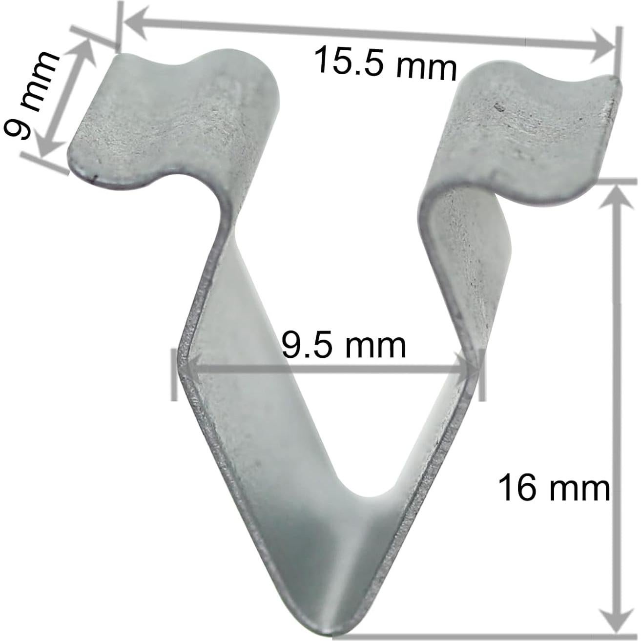 30 Clips de Moldura de Recorte Woodzdon para Audi y VW