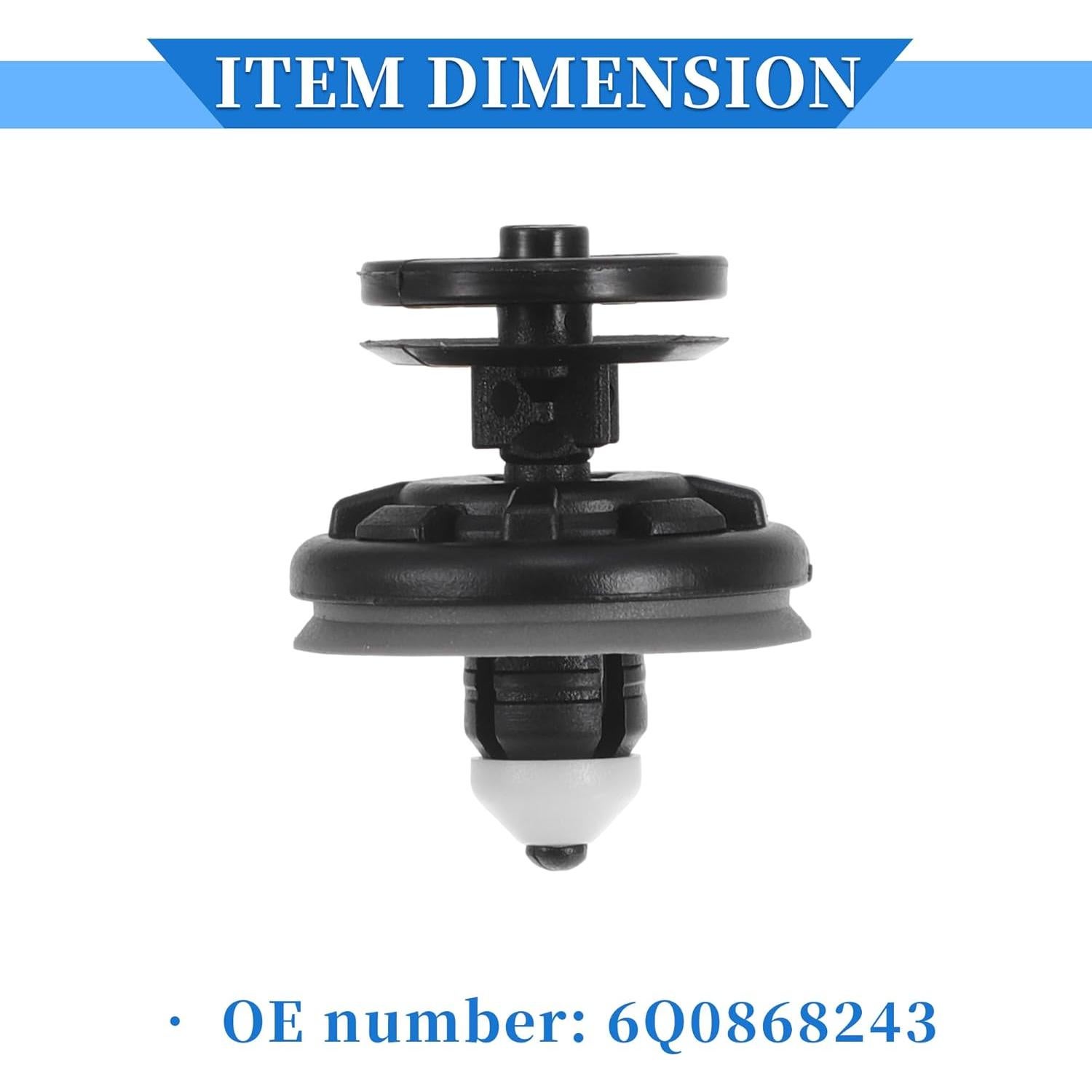 20 Sujetadores de Panel de Puerta VekAuto para Audi y VW