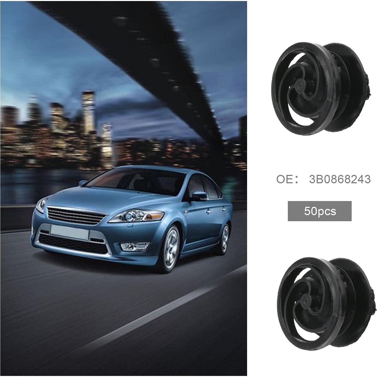 50 Clips de Panel de Puerta Interior Auto-plaza para Golf MK4