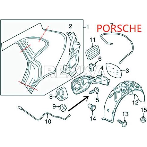 Tornillos de Panel de Recorte Rexka 30pcs para Audi y Volkswagen