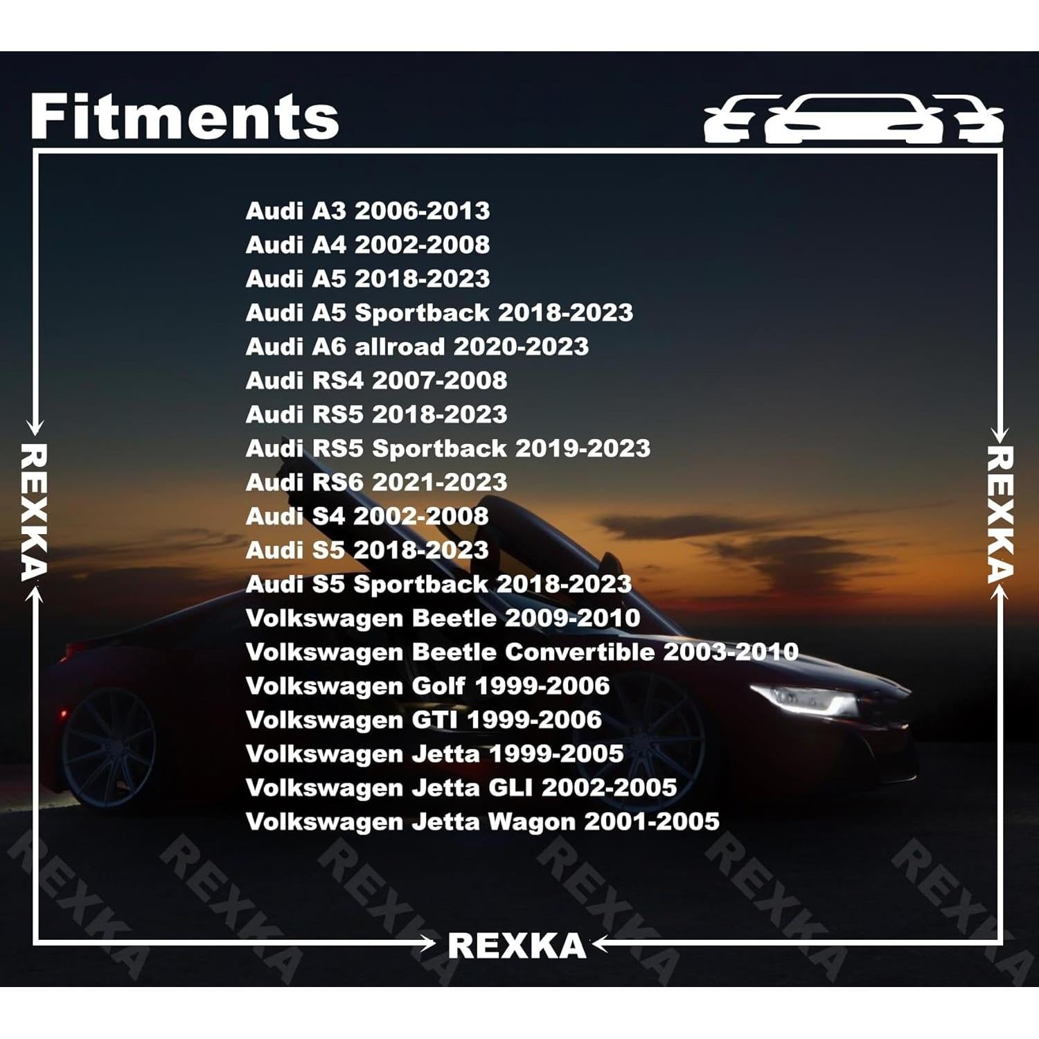 Juego de Tornillos M5.2x14mm Rexka para VW Audi N90829803