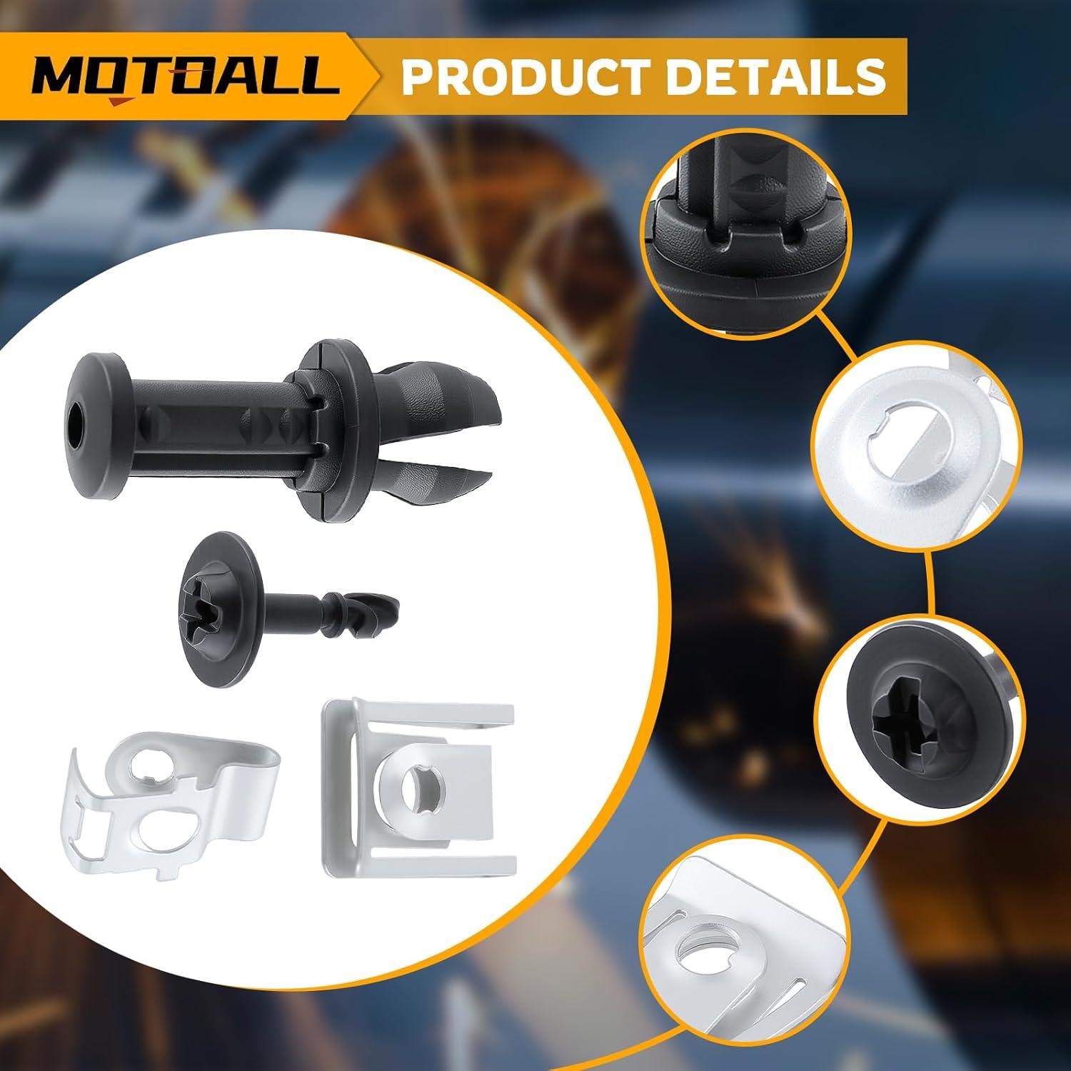 Juego de Tornillos y Clips de Protección del Motor MOTOALL 26 Pcs para Audi