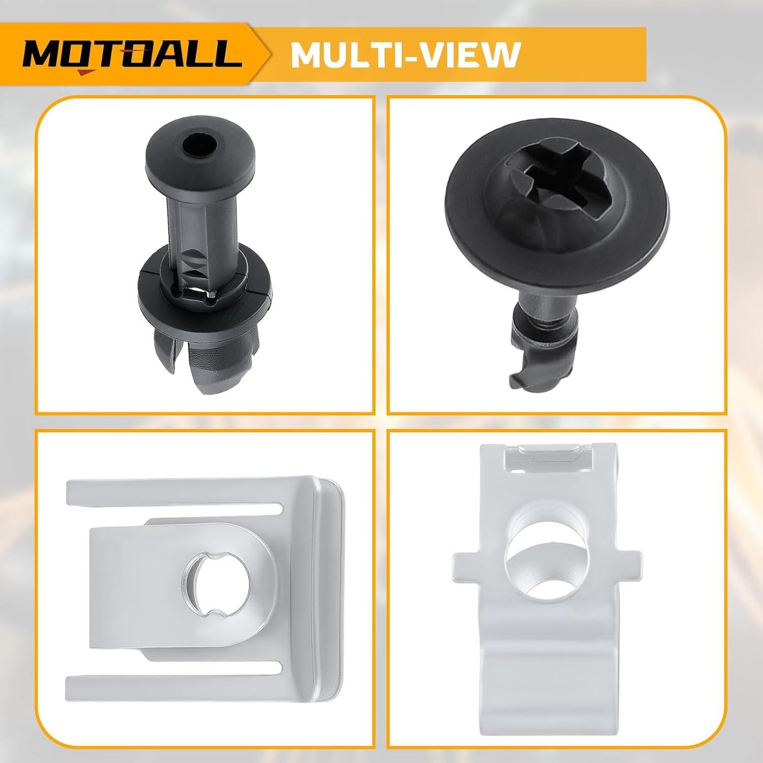 Juego de Tornillos y Clips de Protección del Motor MOTOALL 26 Pcs para Audi