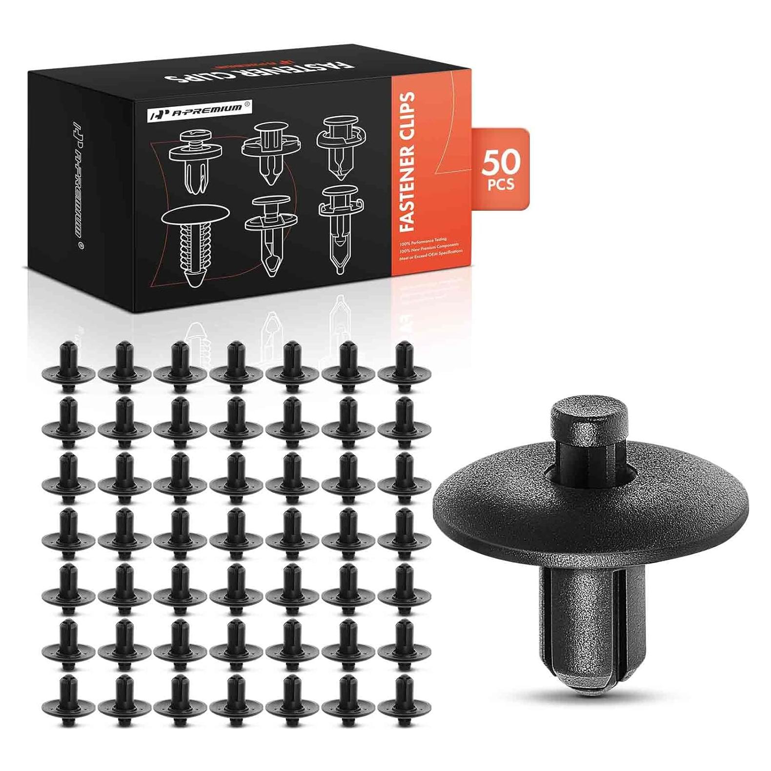 Clips de Retención A-Premium 50 PCS Nylon para Audi