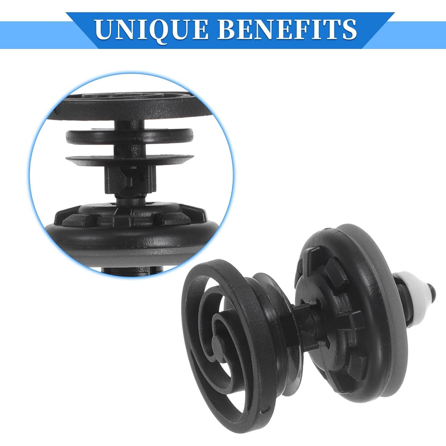 15 Sujetadores de Panel de Puerta VekAuto para Audi A5 2008-2023