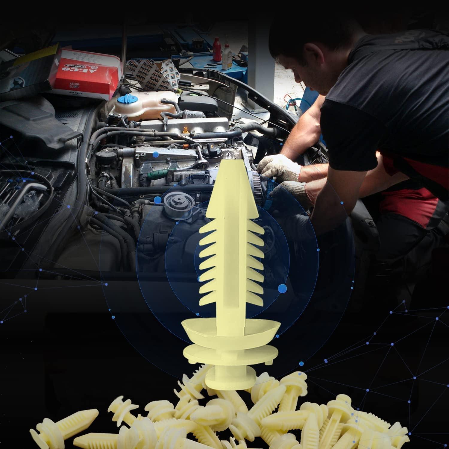 30 Sujetadores de Panel de Recorte de Puerta TOPCNOEM 15545202