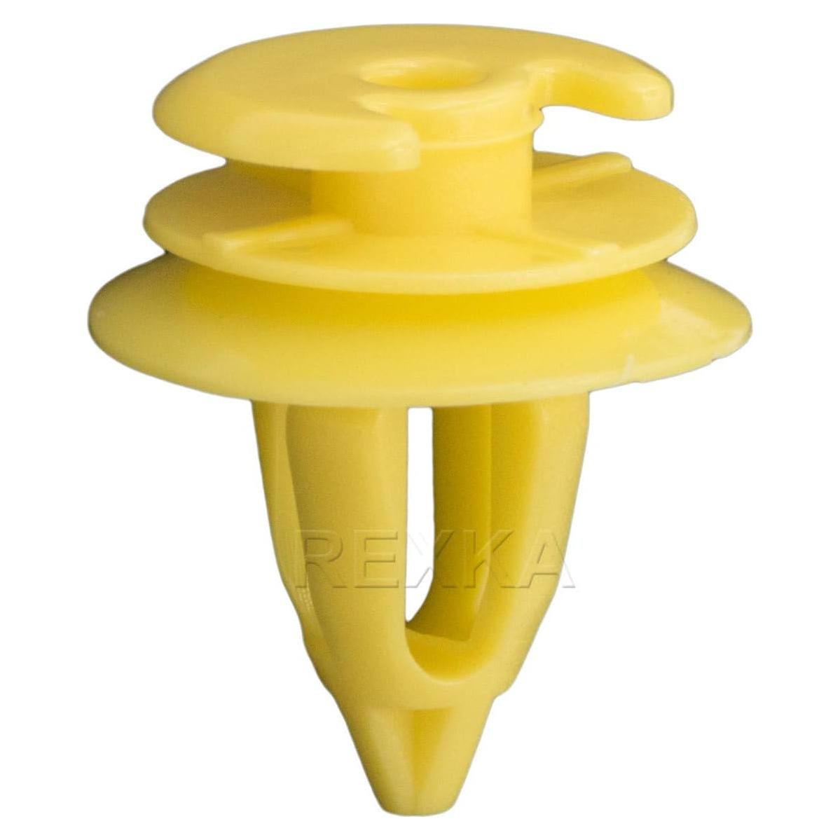 30 Clips de Panel de Recorte Amarillo Rexka para BMW Mini