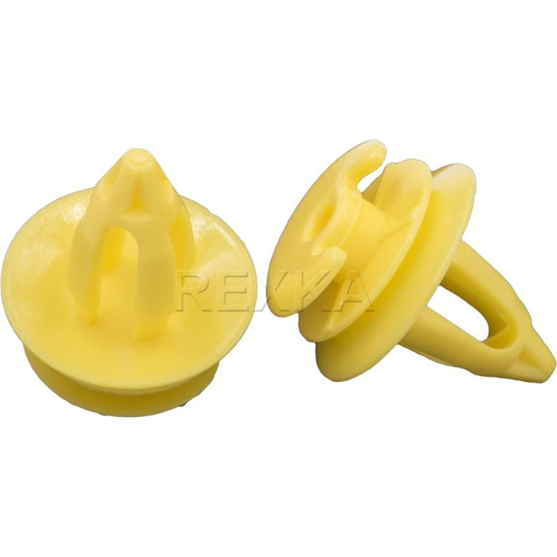 30 Clips de Panel de Recorte Amarillo Rexka para BMW Mini