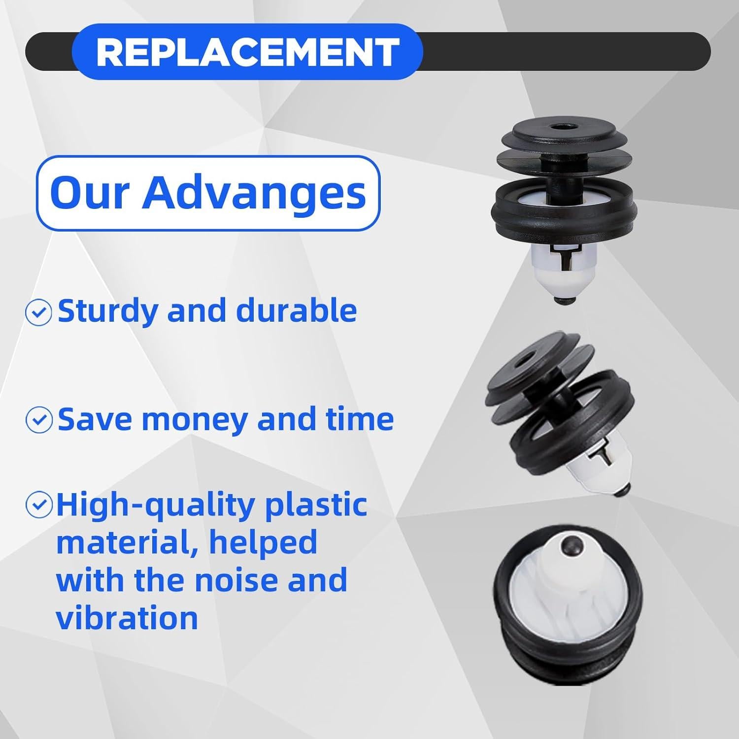 20 Clips de Retención de Panel de Recorte NINGFIST para BMW