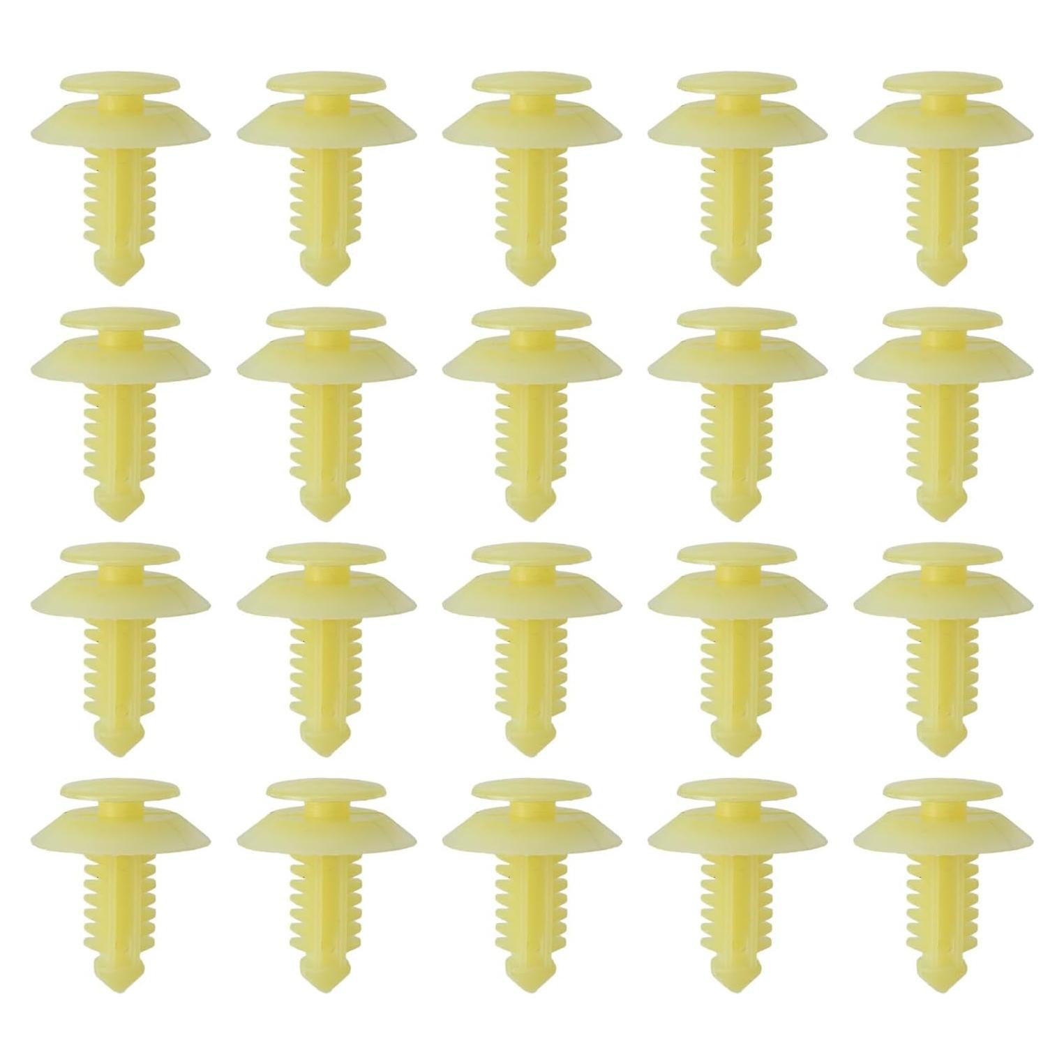 20 Sujetadores de Panel de Puerta Ford N802900 Nylon Natural