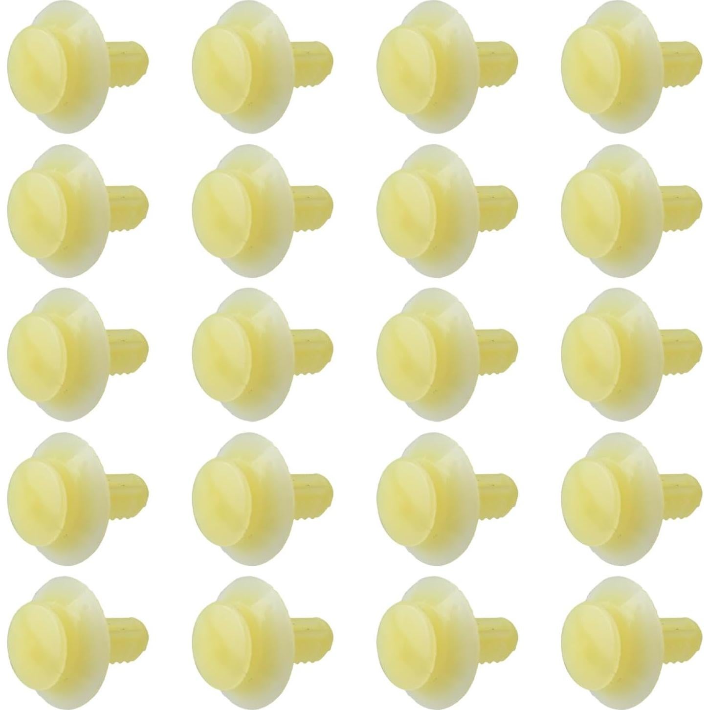 20 Sujetadores de Panel de Puerta Ford N802900 Nylon Natural